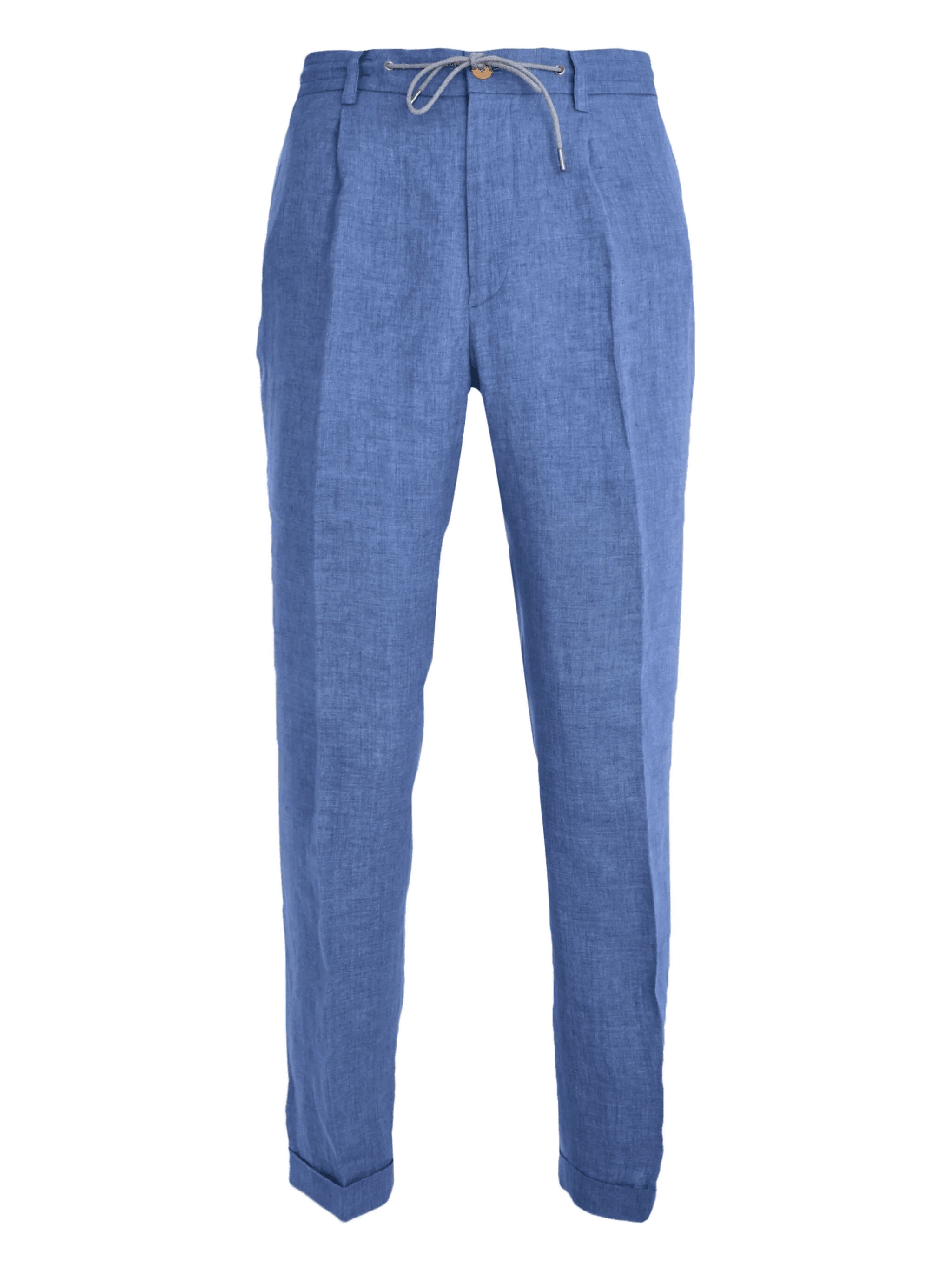 pleated drawstring trousers - Image 1