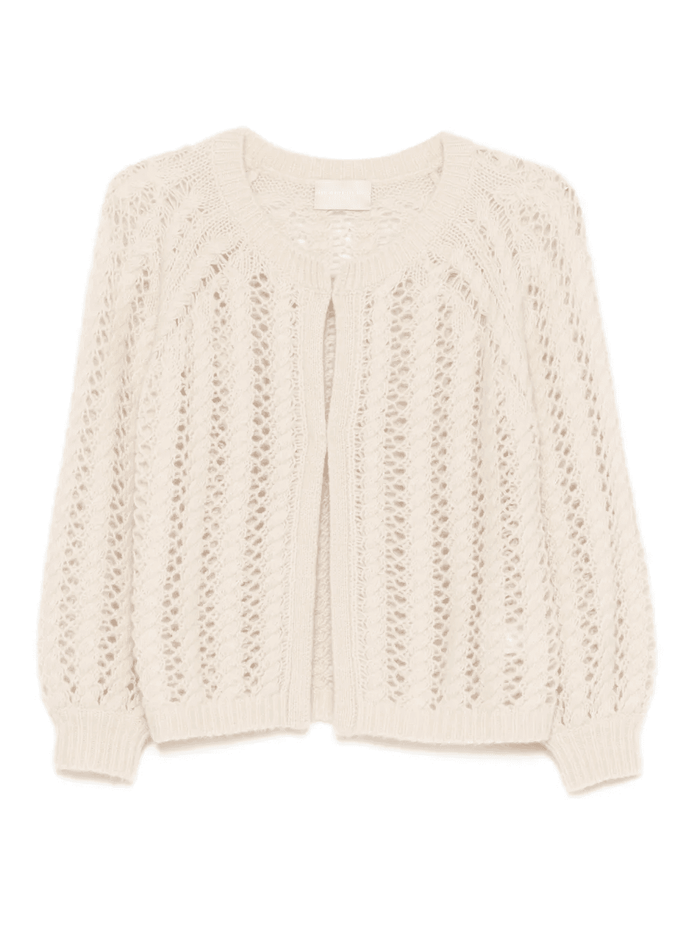 open-knit cardigan - Image 1