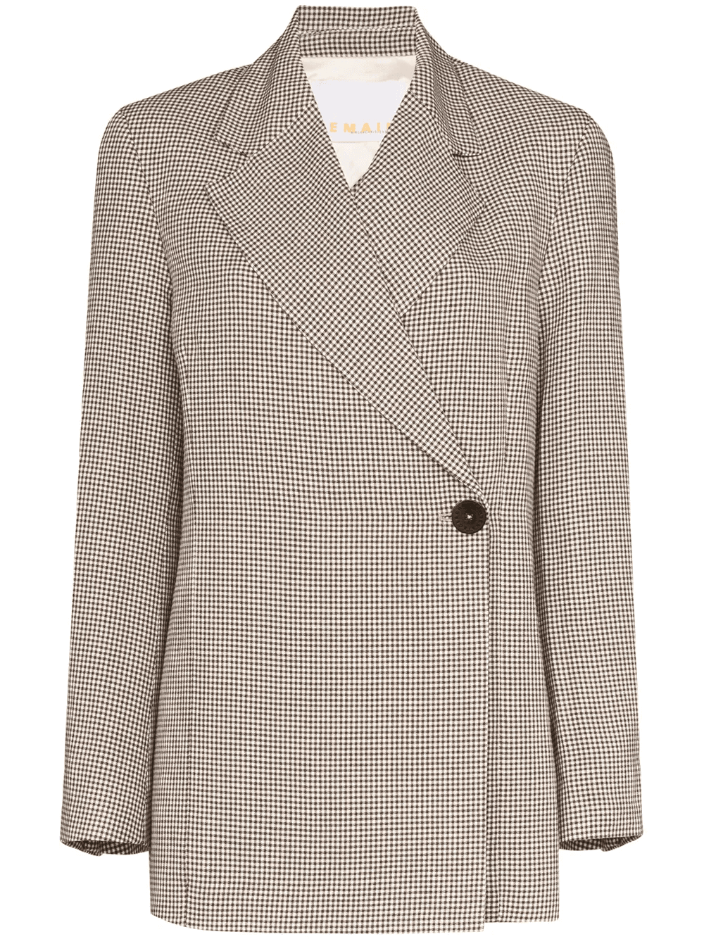 Viv checked double-breasted blazer - Image 1