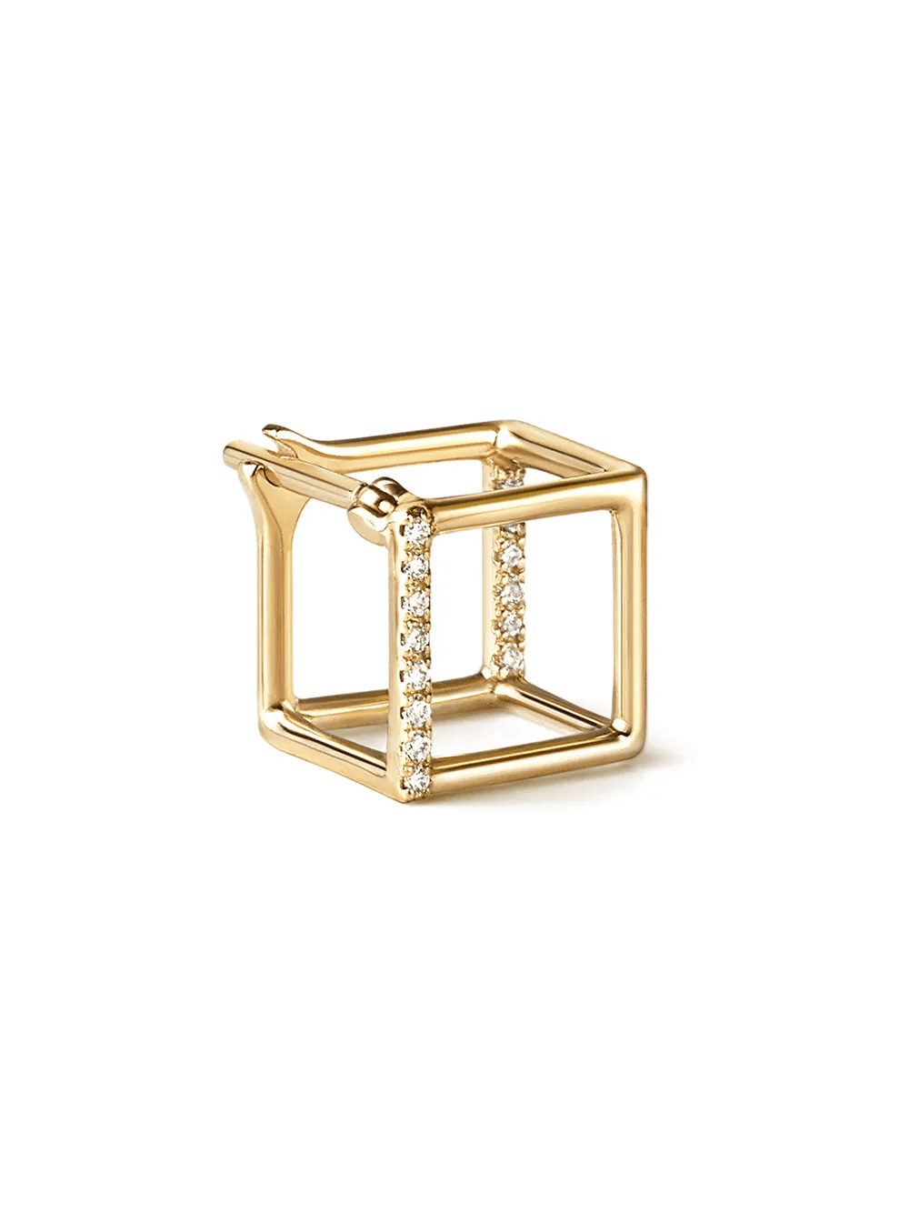 Diamond Square Earring 7 (01) - Image 1