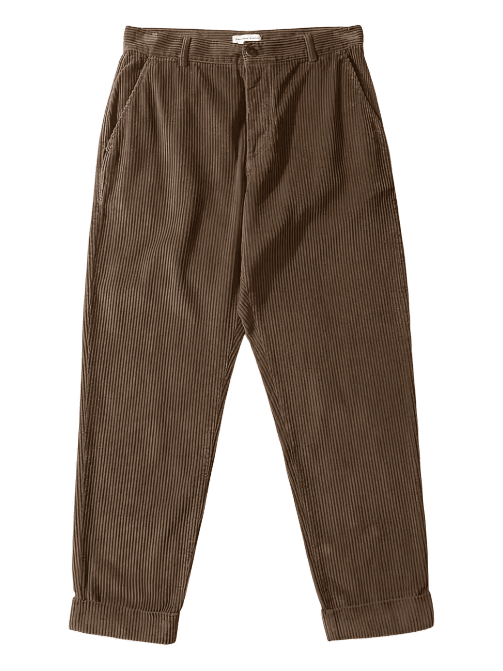 corduroy cuffed trousers - Image 1