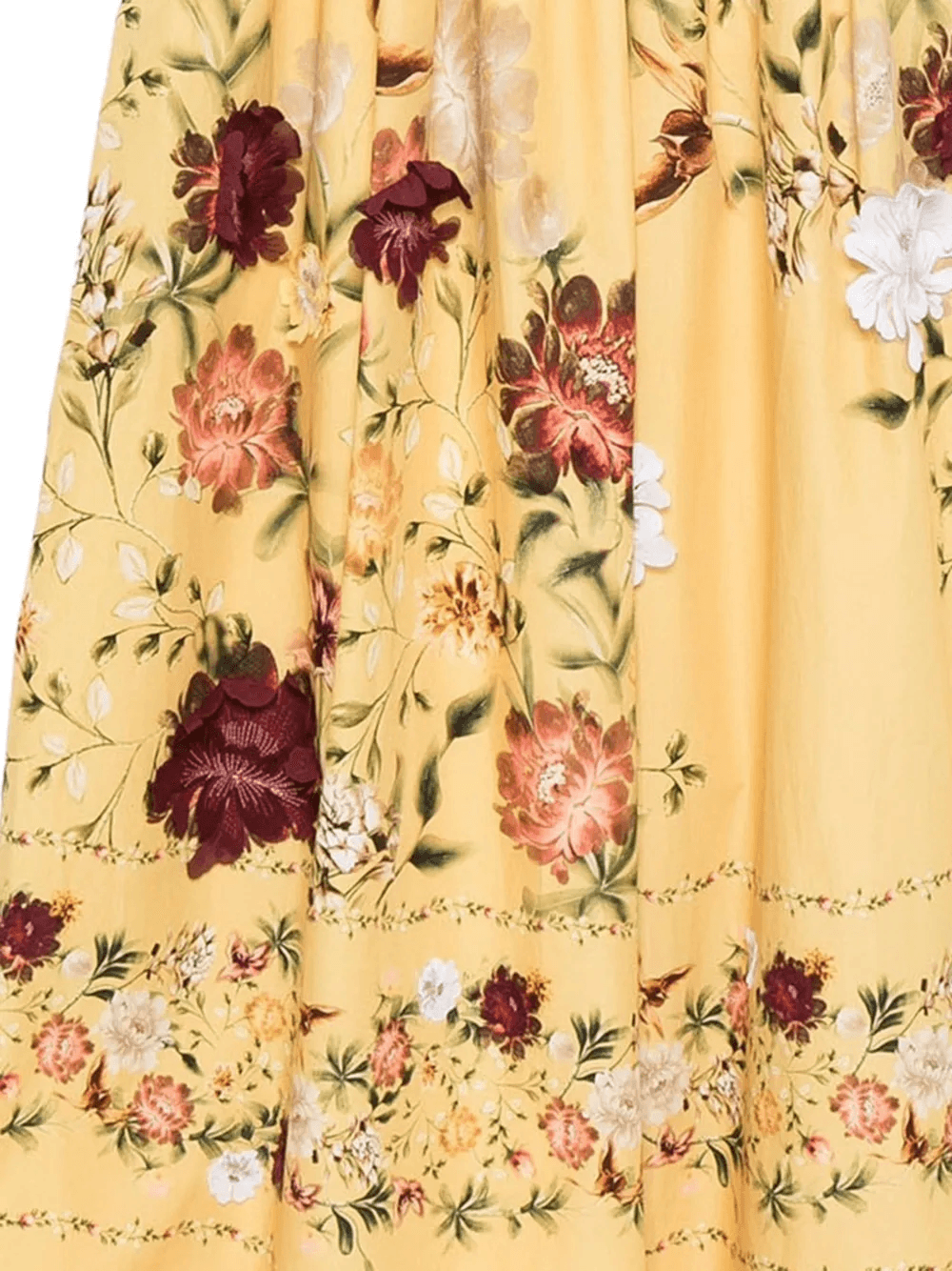 floral-detail midi dress - Image 1