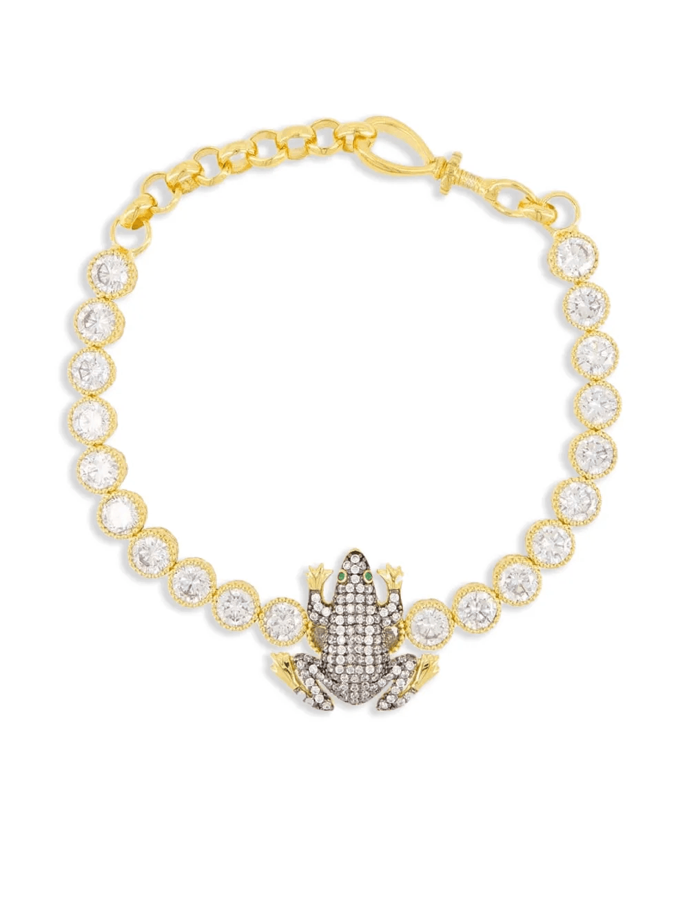 frog-charm tennis bracelet - Image 1