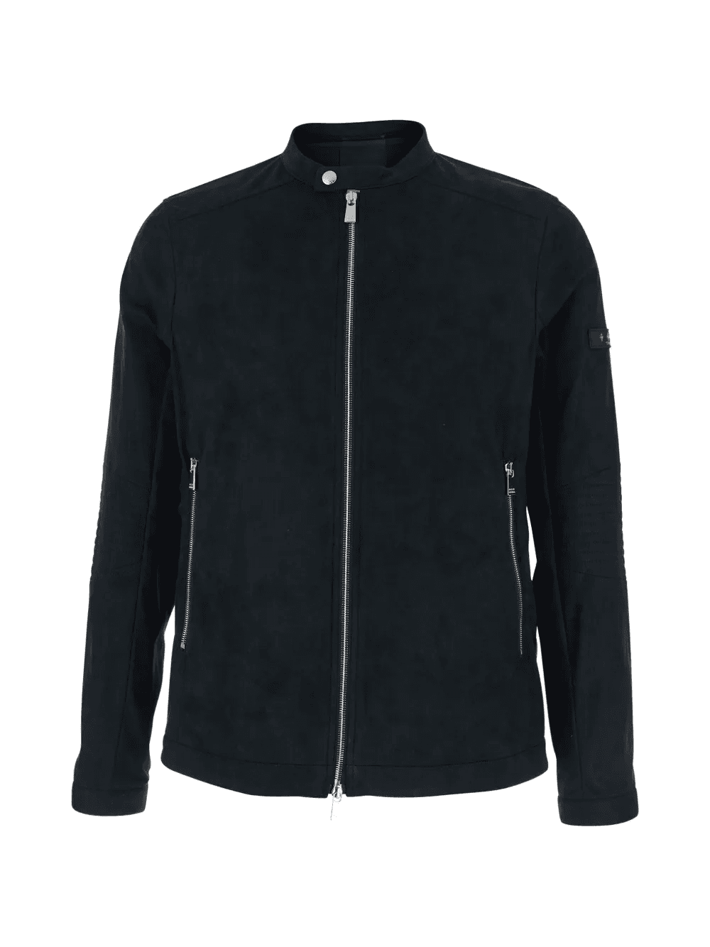 ribbed panelled jacket - Image 1