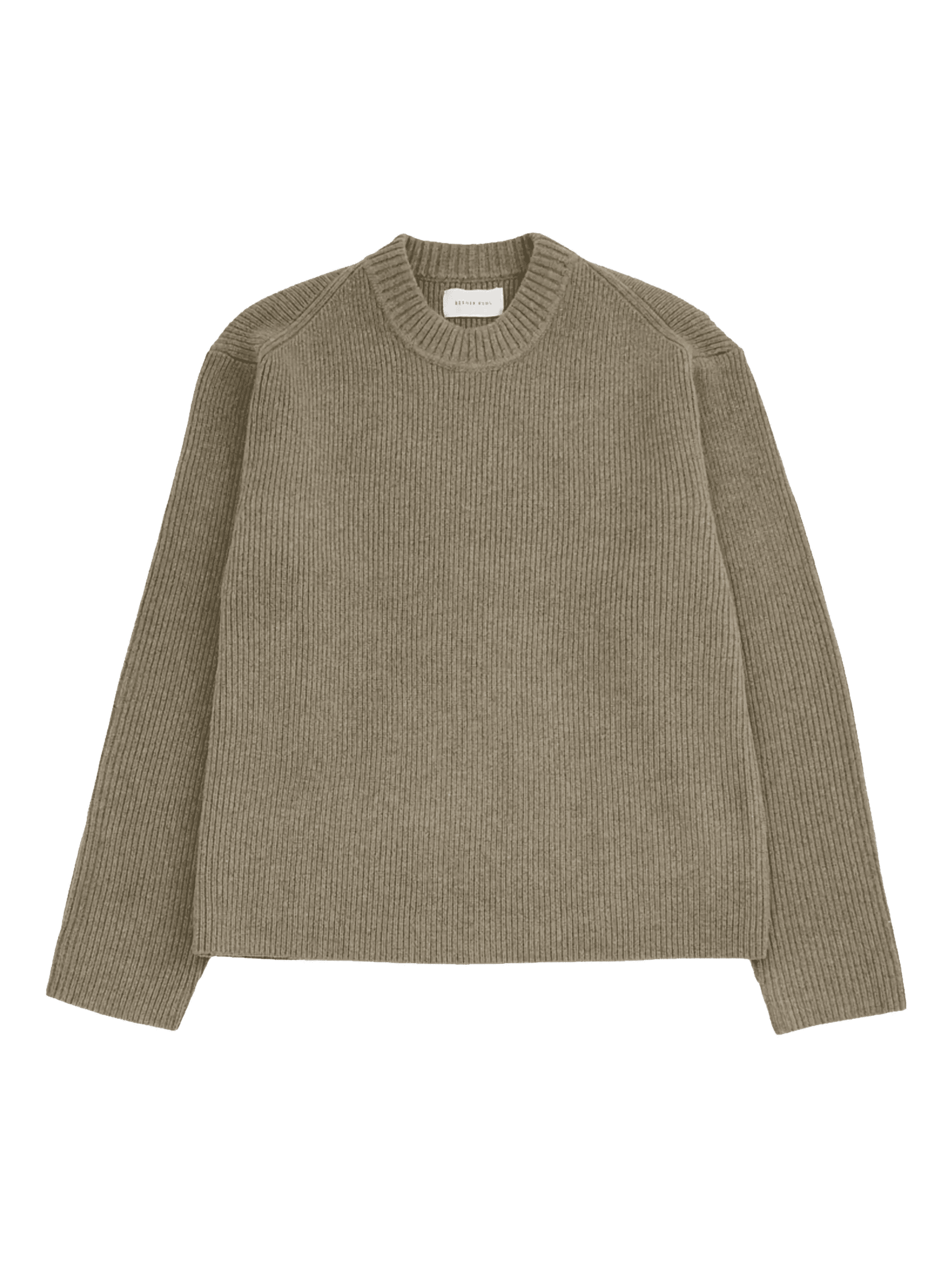 ribbed crew-neck sweater - Image 1