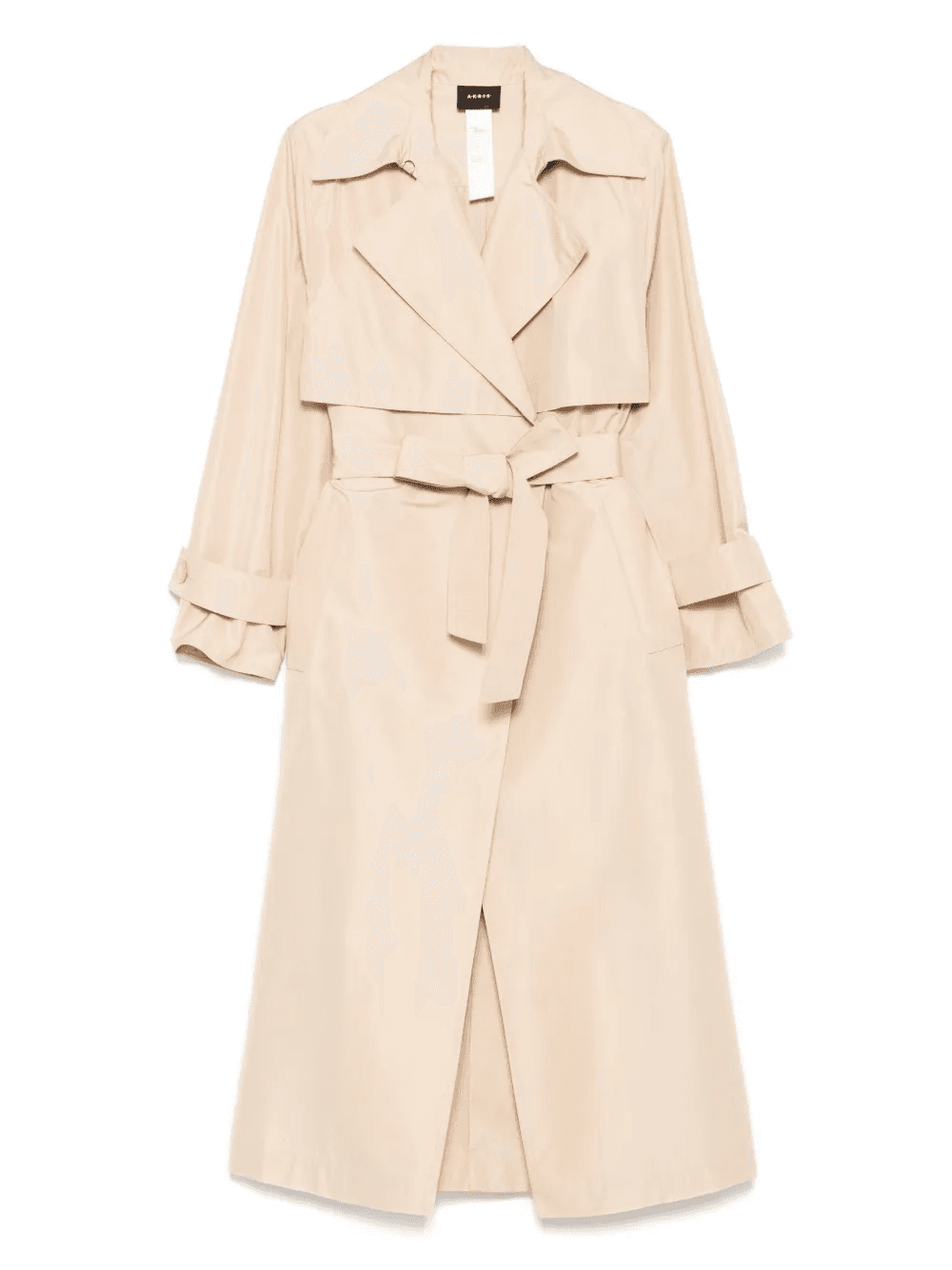 mulberry silk trench coat - Image 1