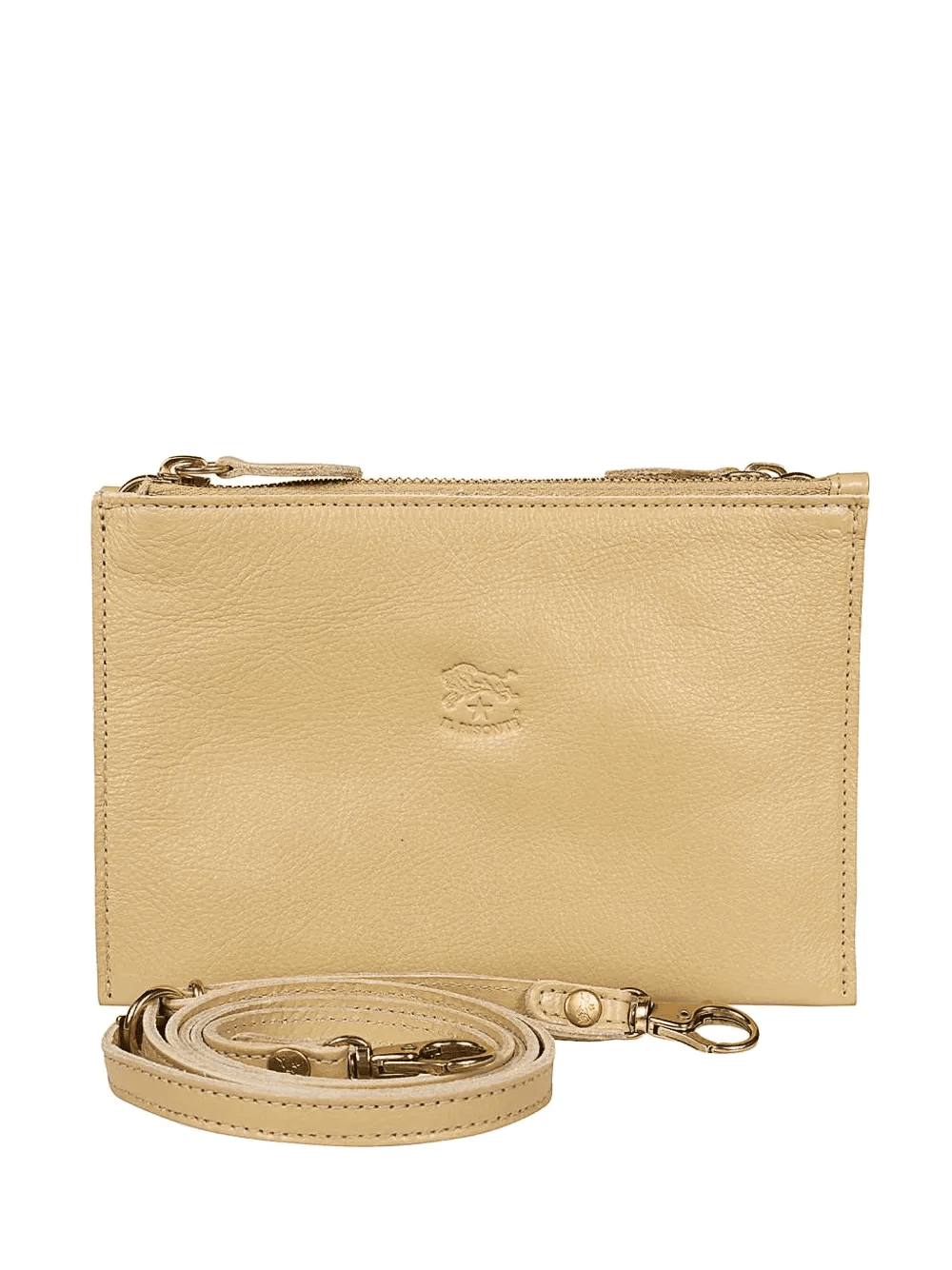 double-zip leather clutch - Image 1