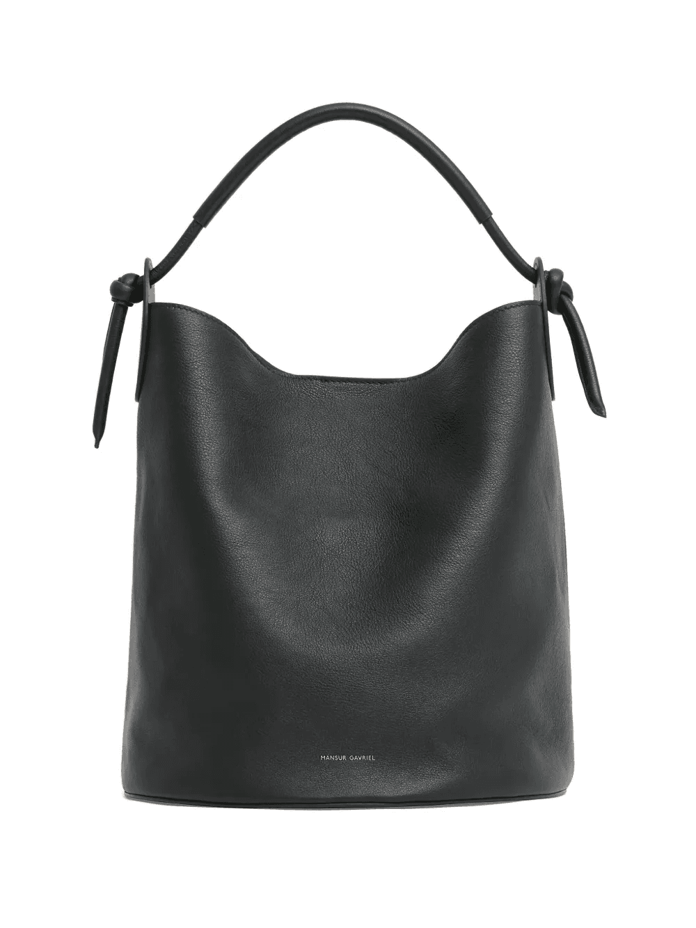 knotted-strap bucket bag - Image 1