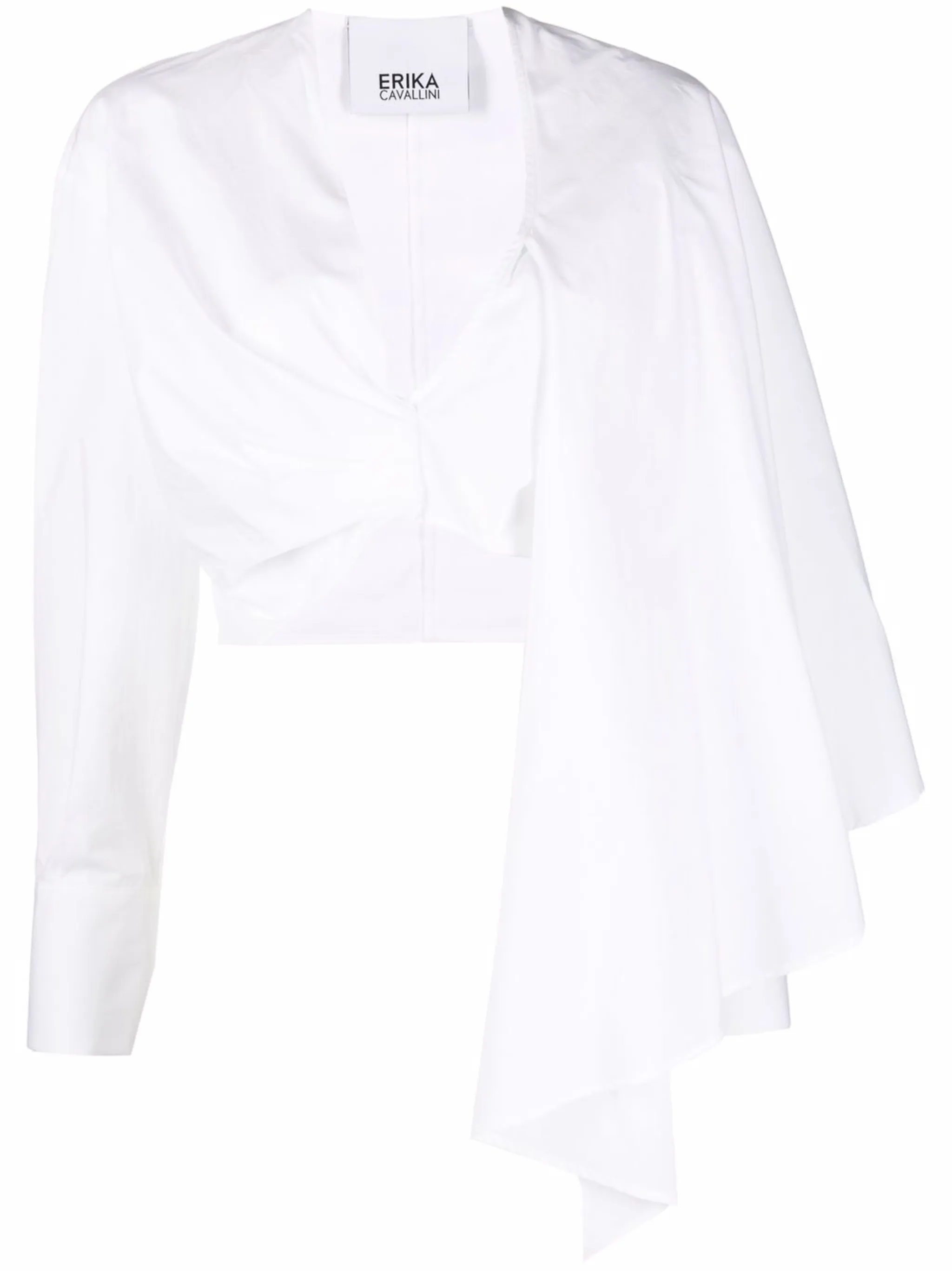 ruched cropped top - Image 1