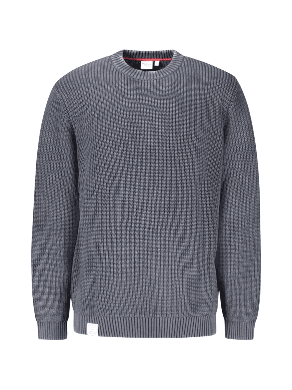 ribbed-knit crew-neck sweater - Image 1