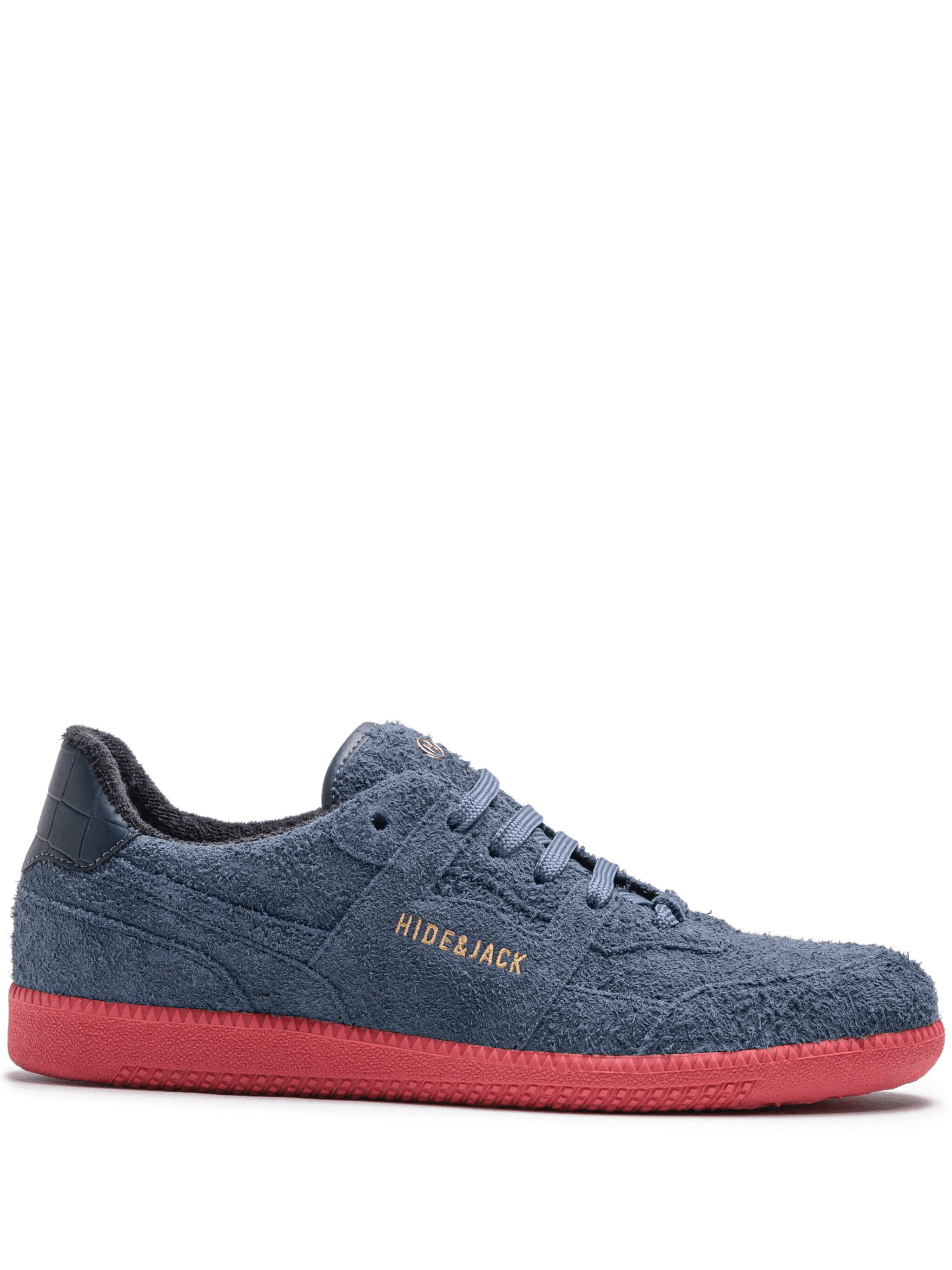 logo-print suede sneakers - Image 1