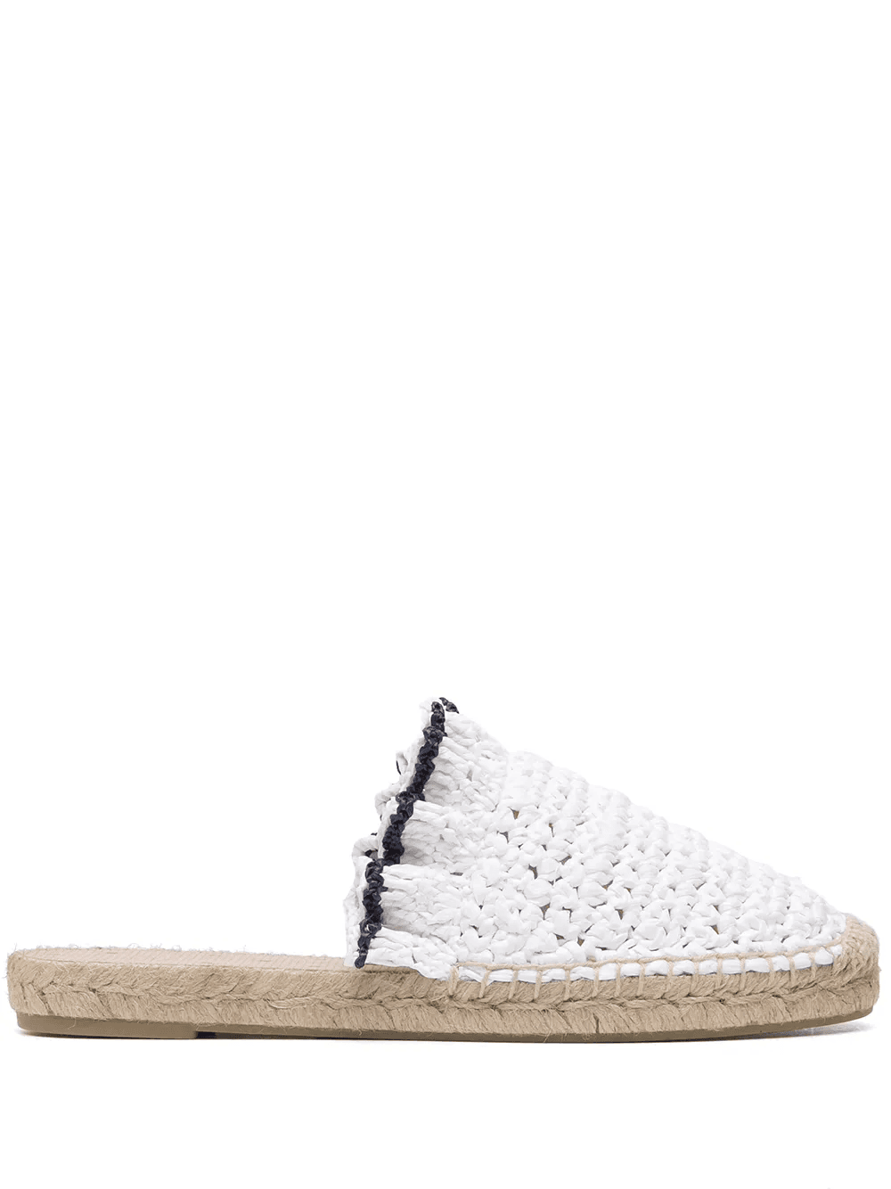 ruffle trim woven espadrilles - Image 1