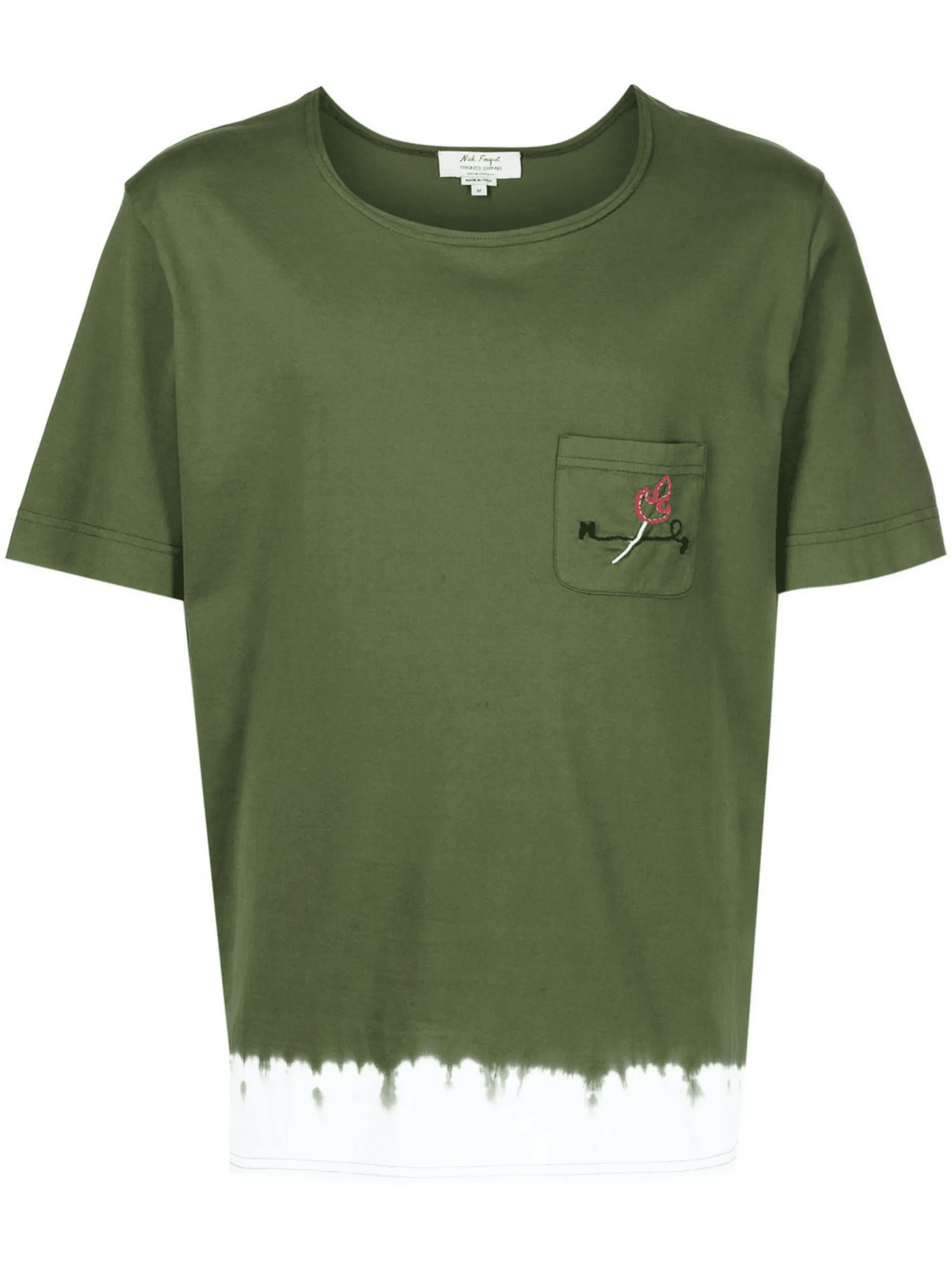 two-tone short-sleeved T-shirt - Image 1