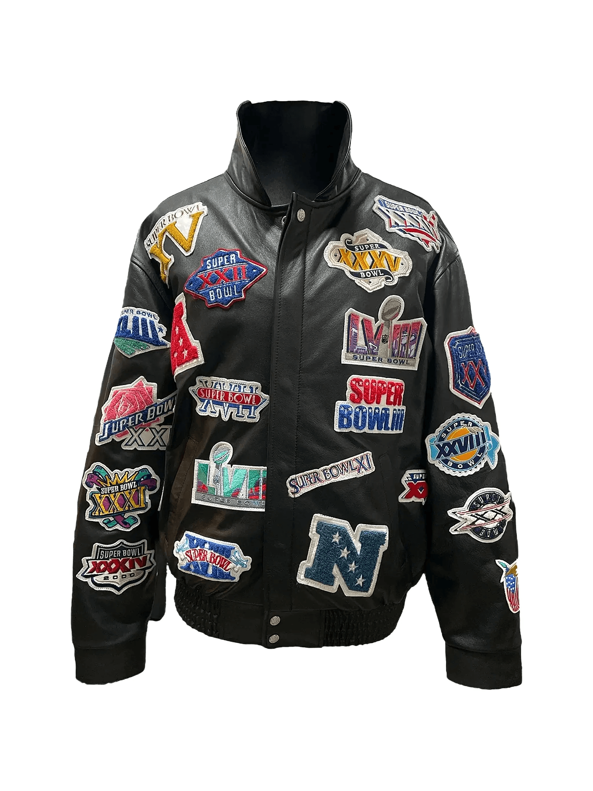 History Of Super Bowl Collage jacket - Image 1