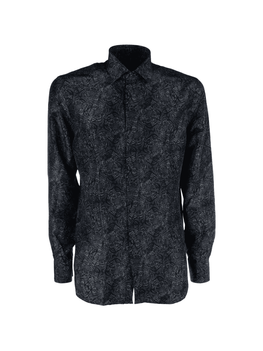 brocade-print shirt - Image 1