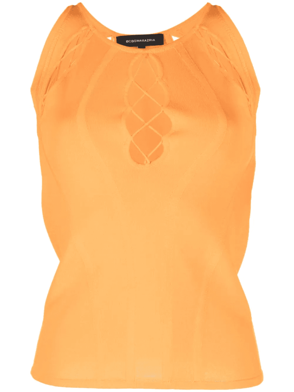 lace-up sleeveless top - Image 1