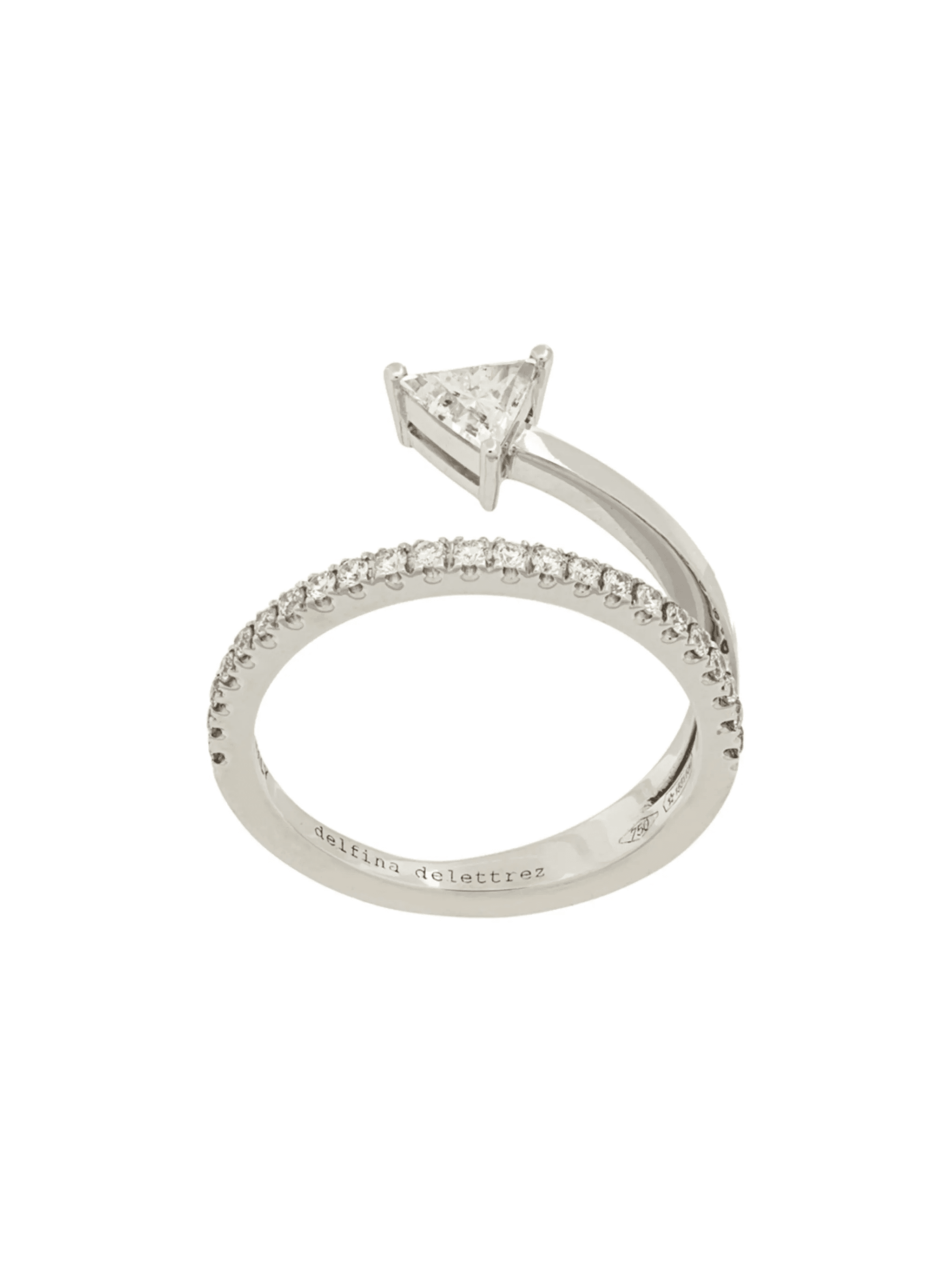 18kt white gold Marry Me ring - Image 1