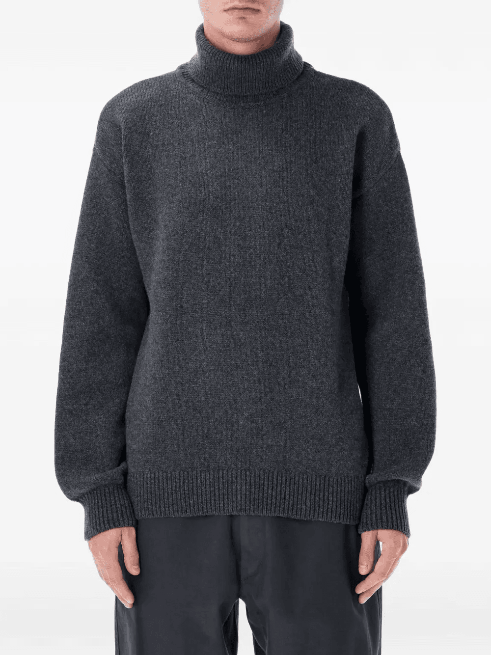 roll-neck knitted sweater - Image 1