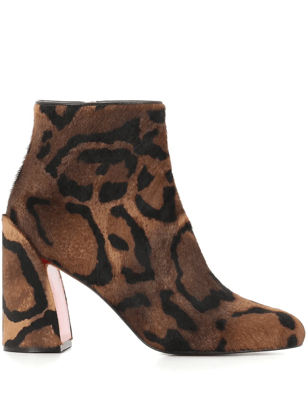 85mm Jane leopard-print boots - Image 1