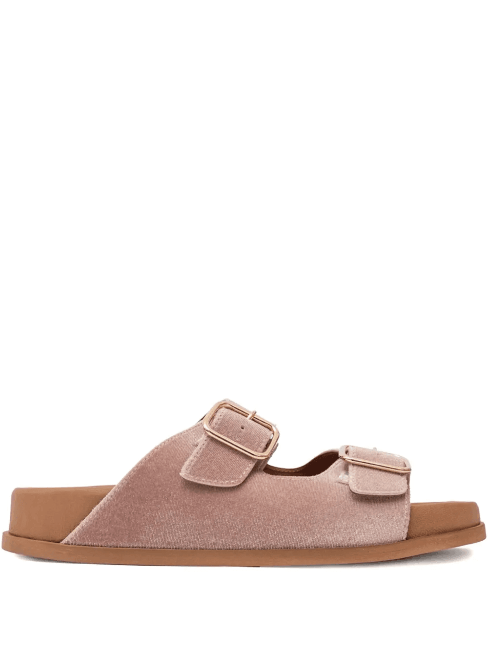 Follonicas Tortora double-buckle sandals - Image 1