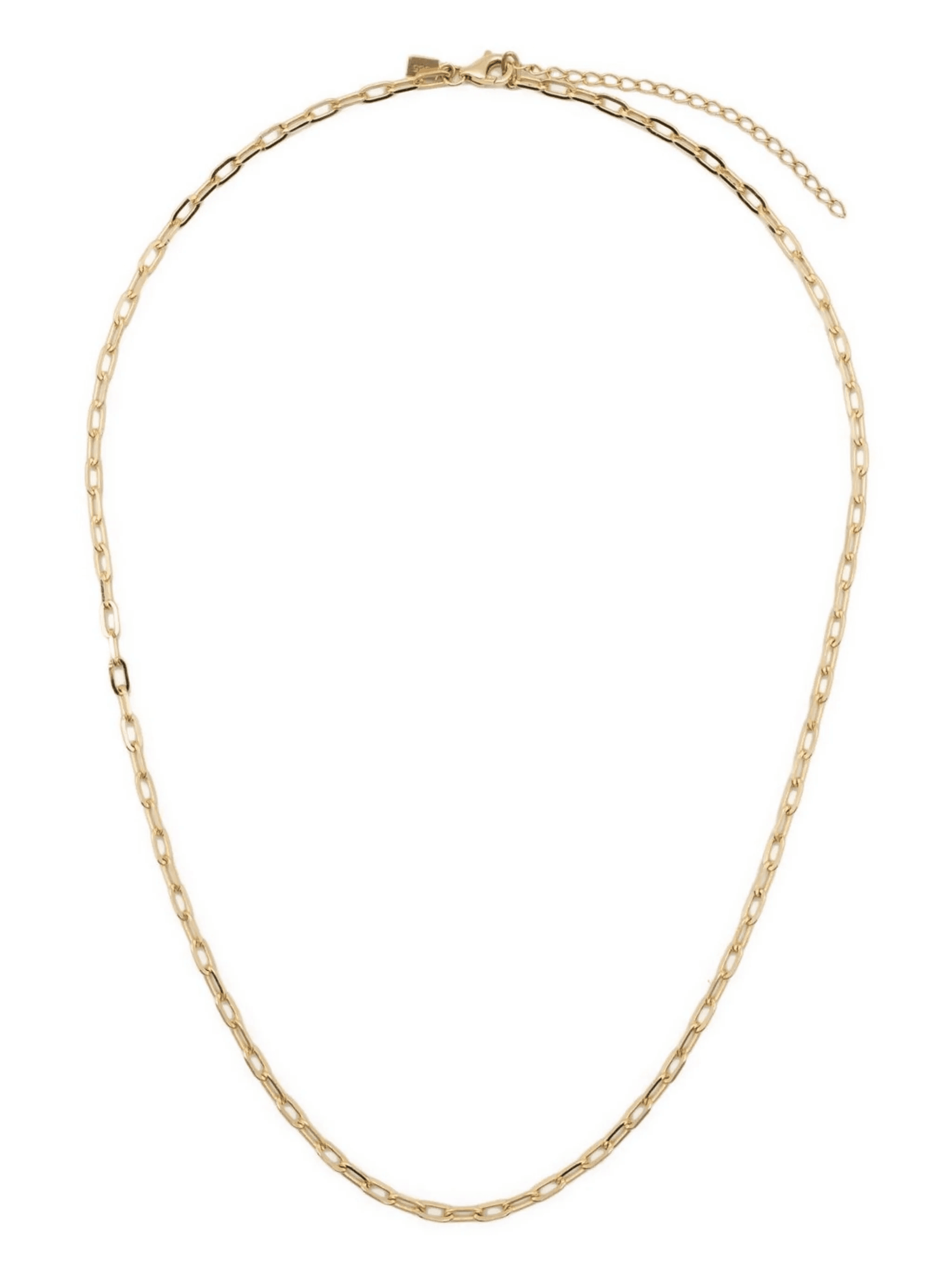 14kt yellow gold Mini Link chain necklace - Image 1