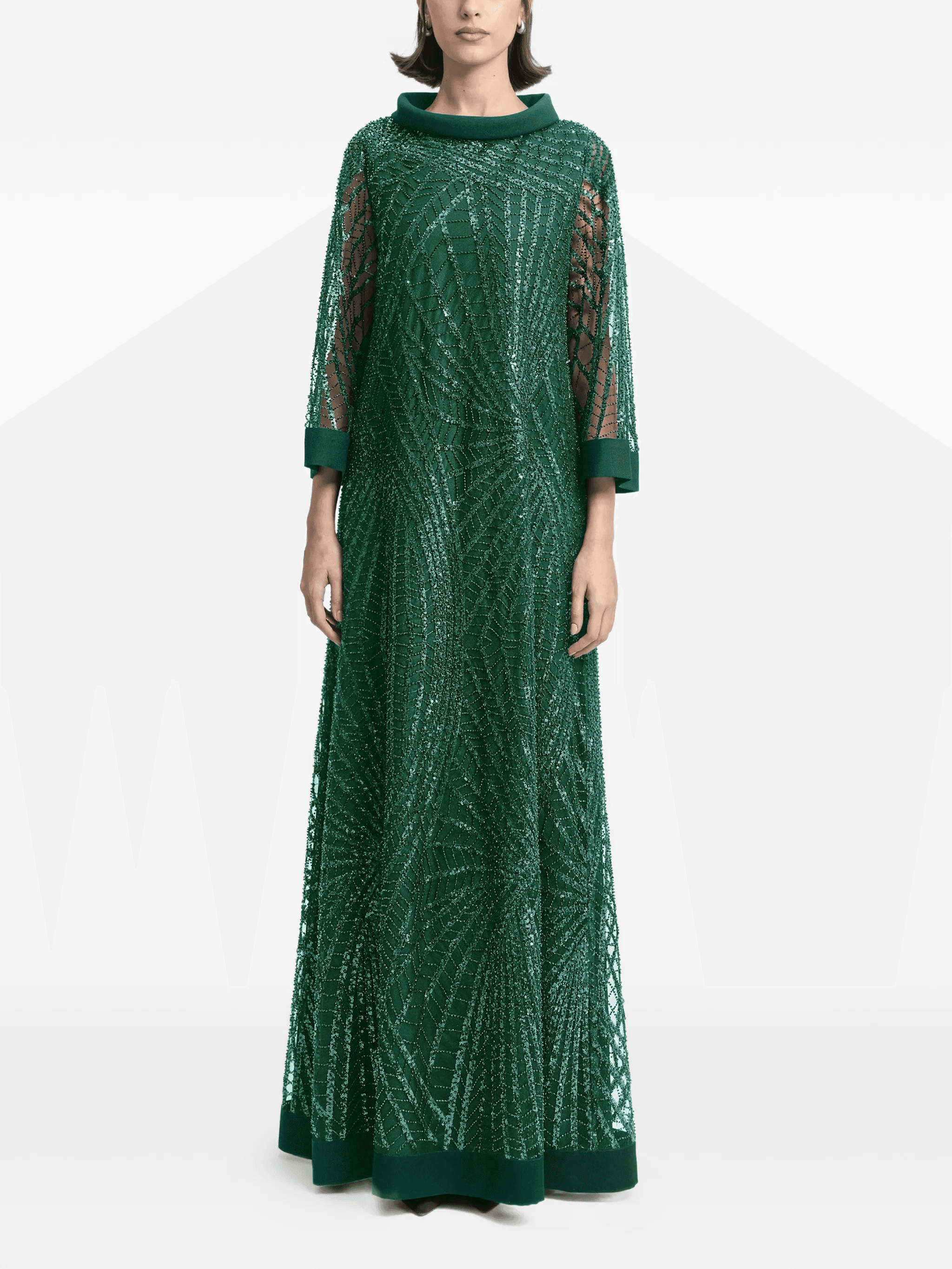 beaded maxi dress - Image 1