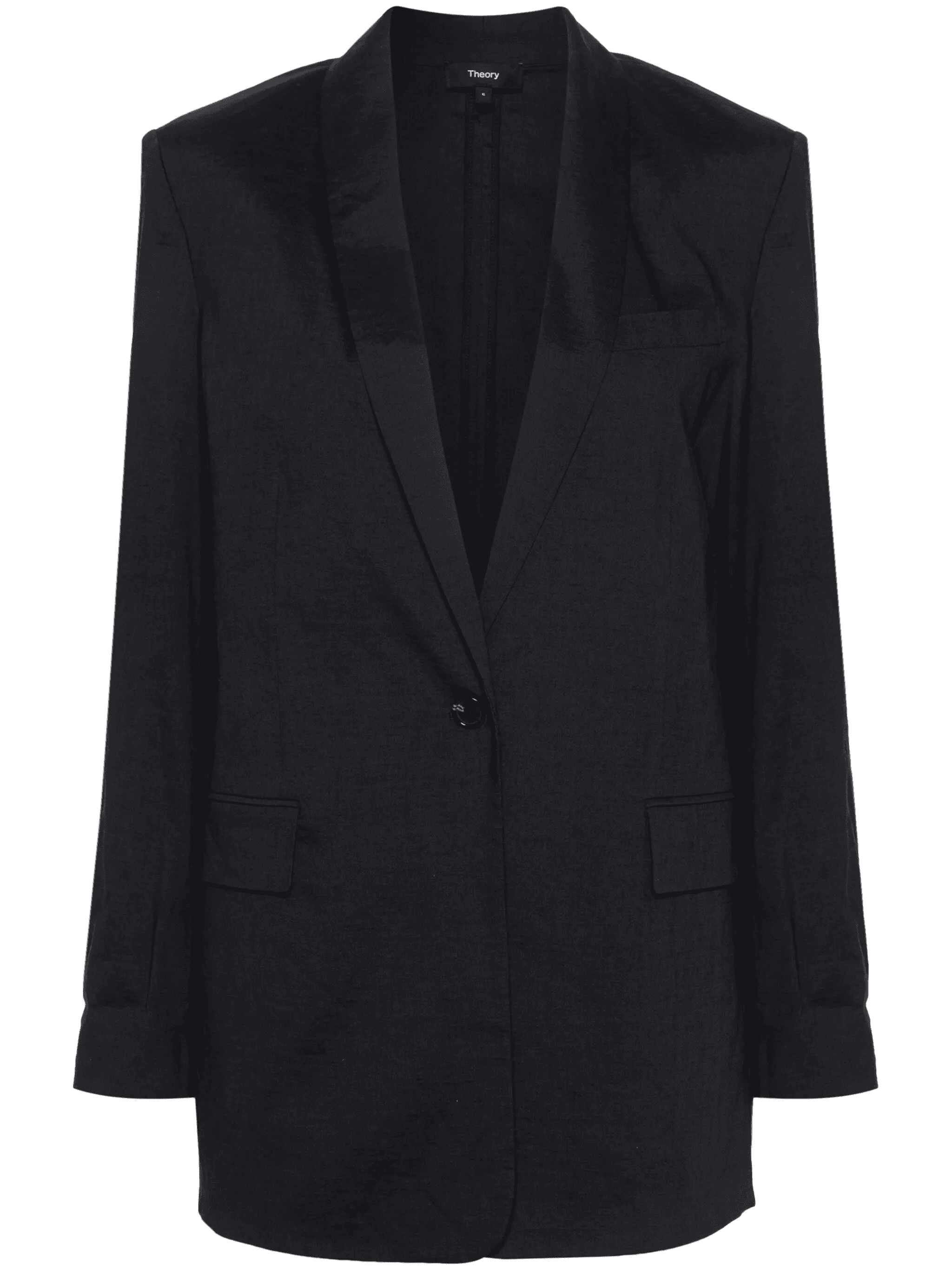 shawl-lapels single-breasted blazer - Image 1
