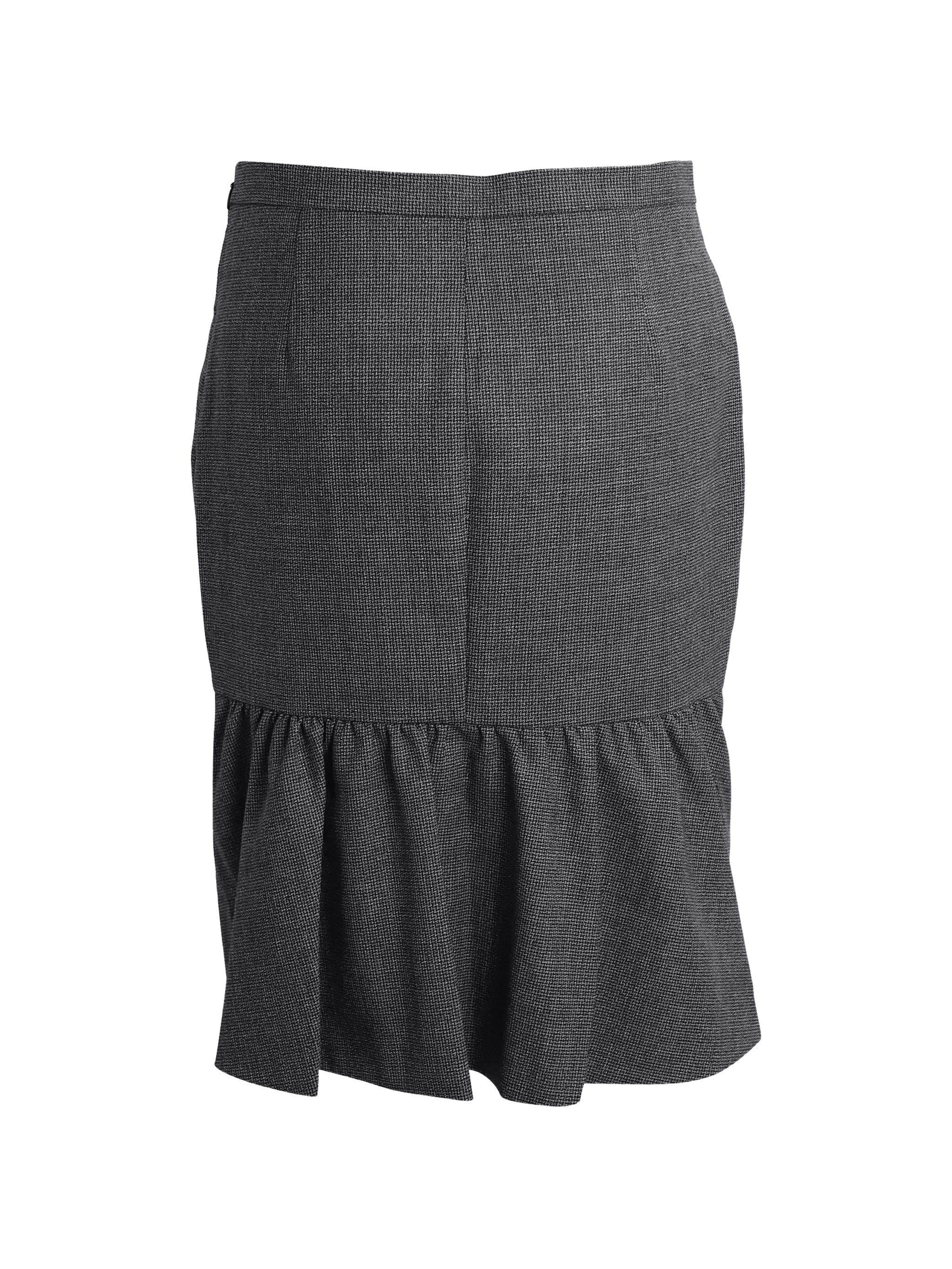 pleated wool skirt - Image 1