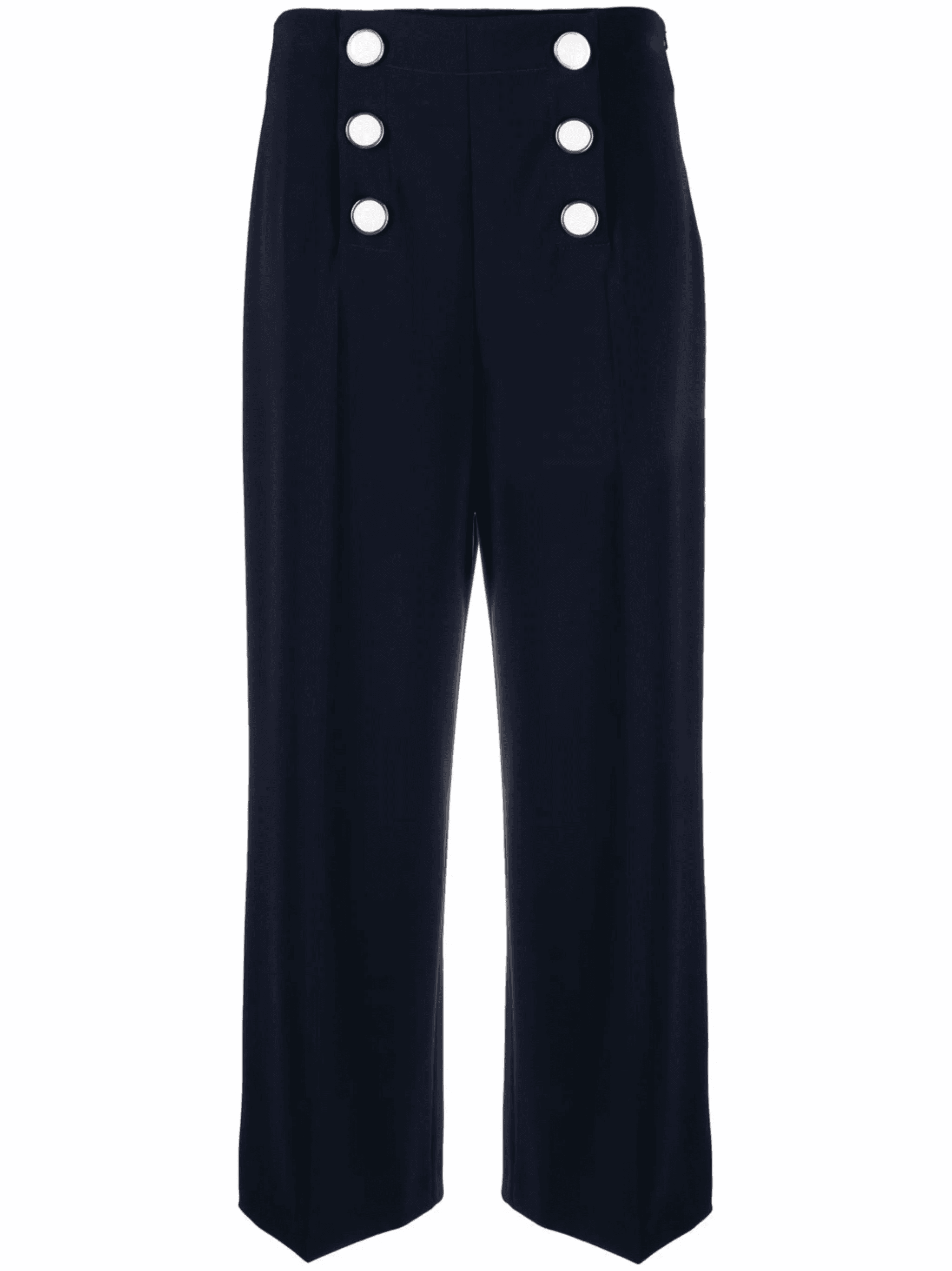 double breasted cropped trousers - Image 1