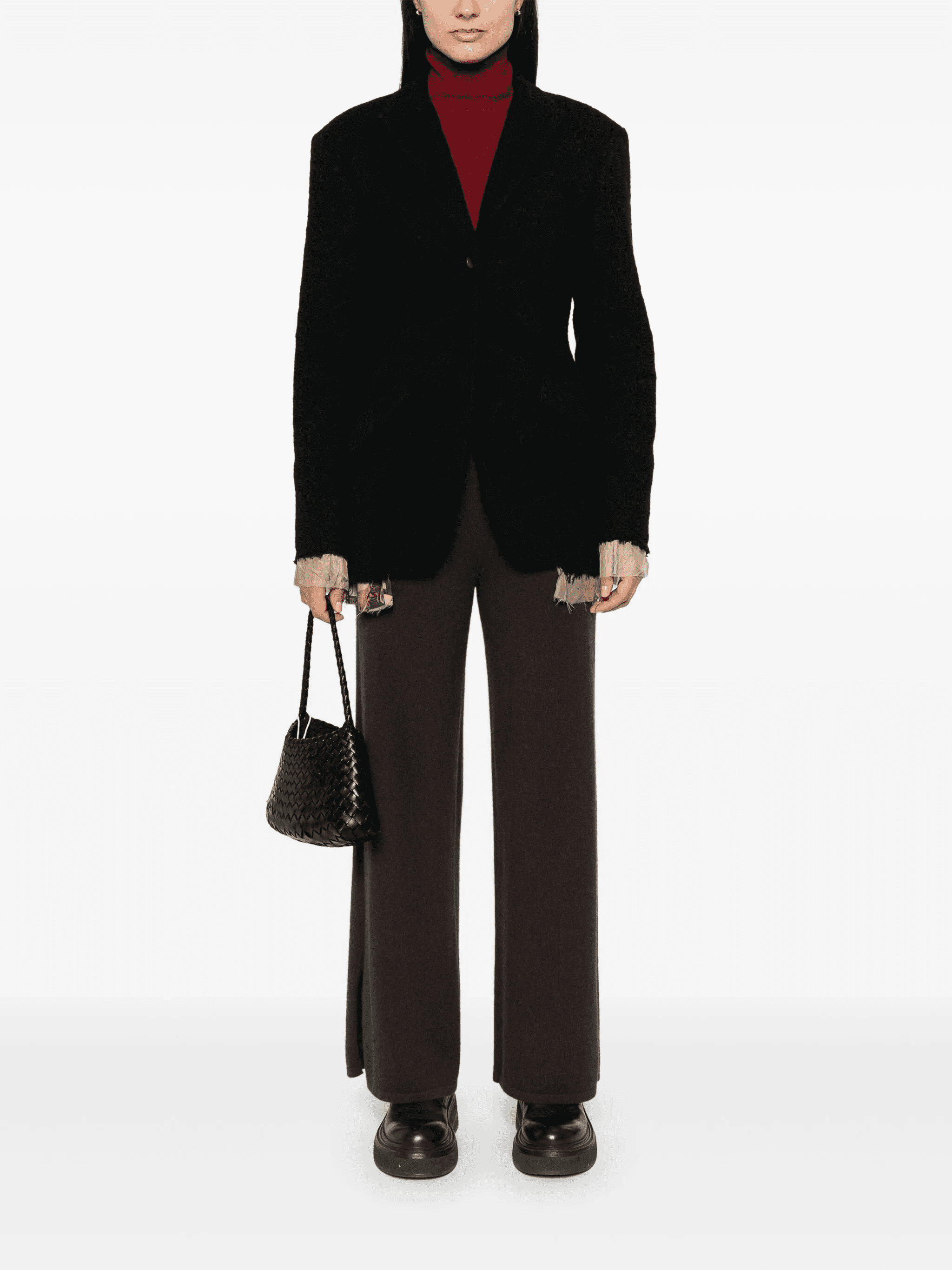 textured blazer - Image 1