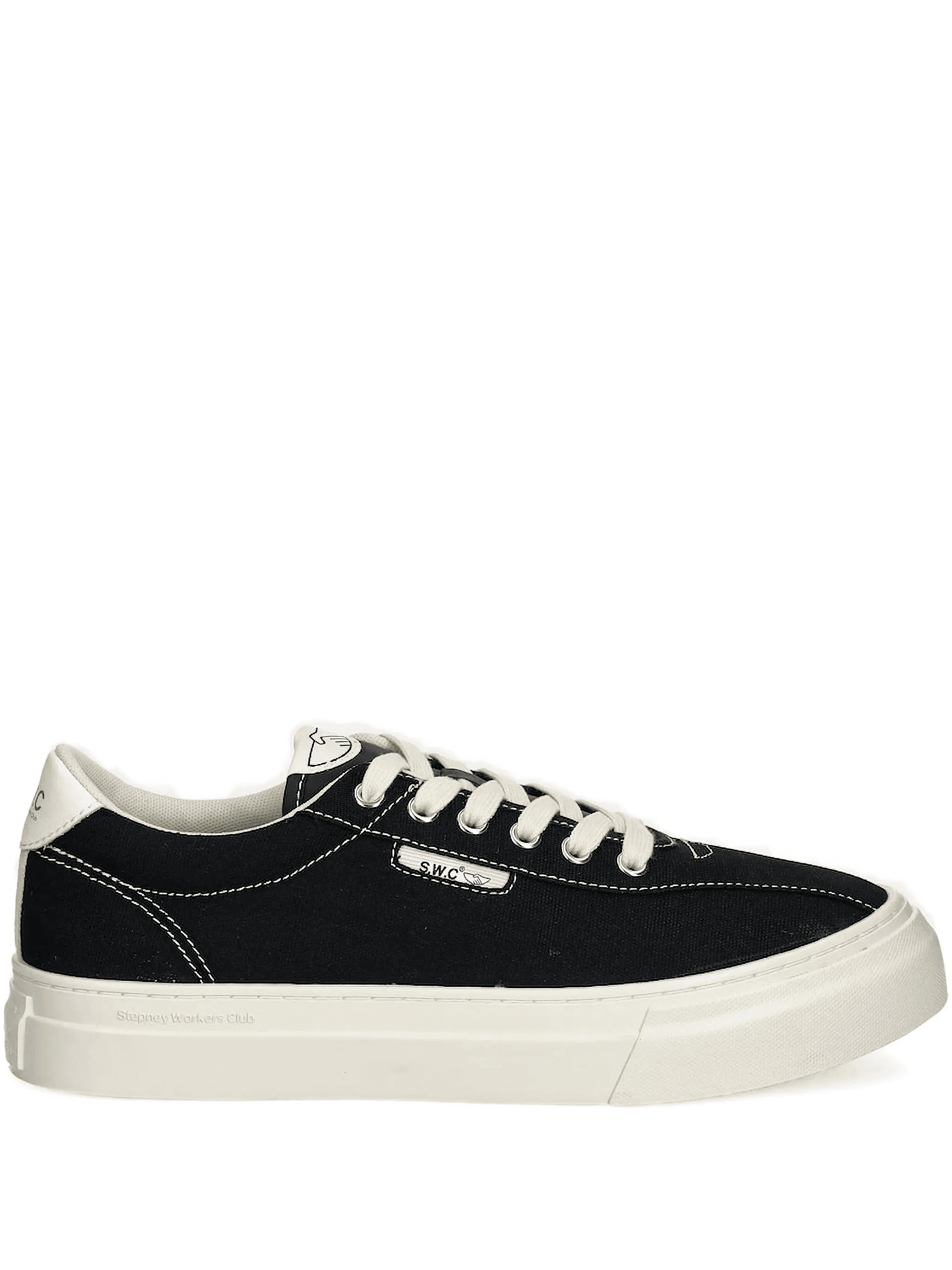 lace-up canvas sneakers - Image 1