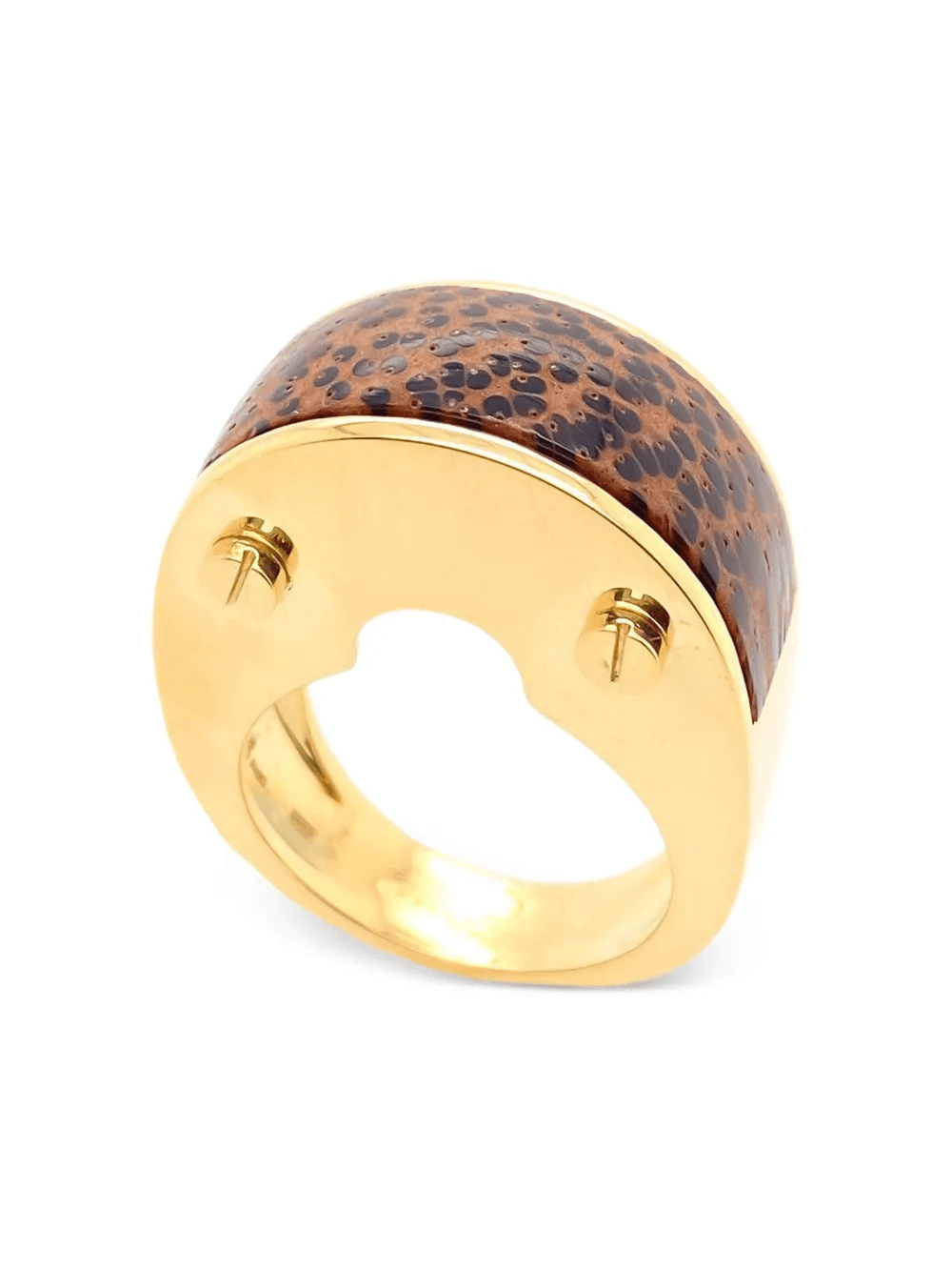 18K yellow gold Salvaggio ring - Image 1