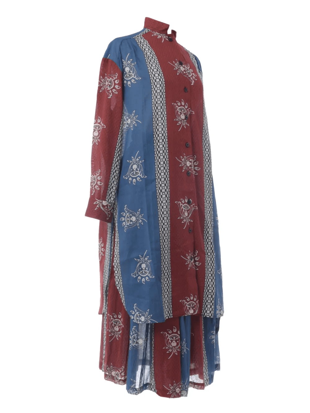 patterned skirt suit - Image 1