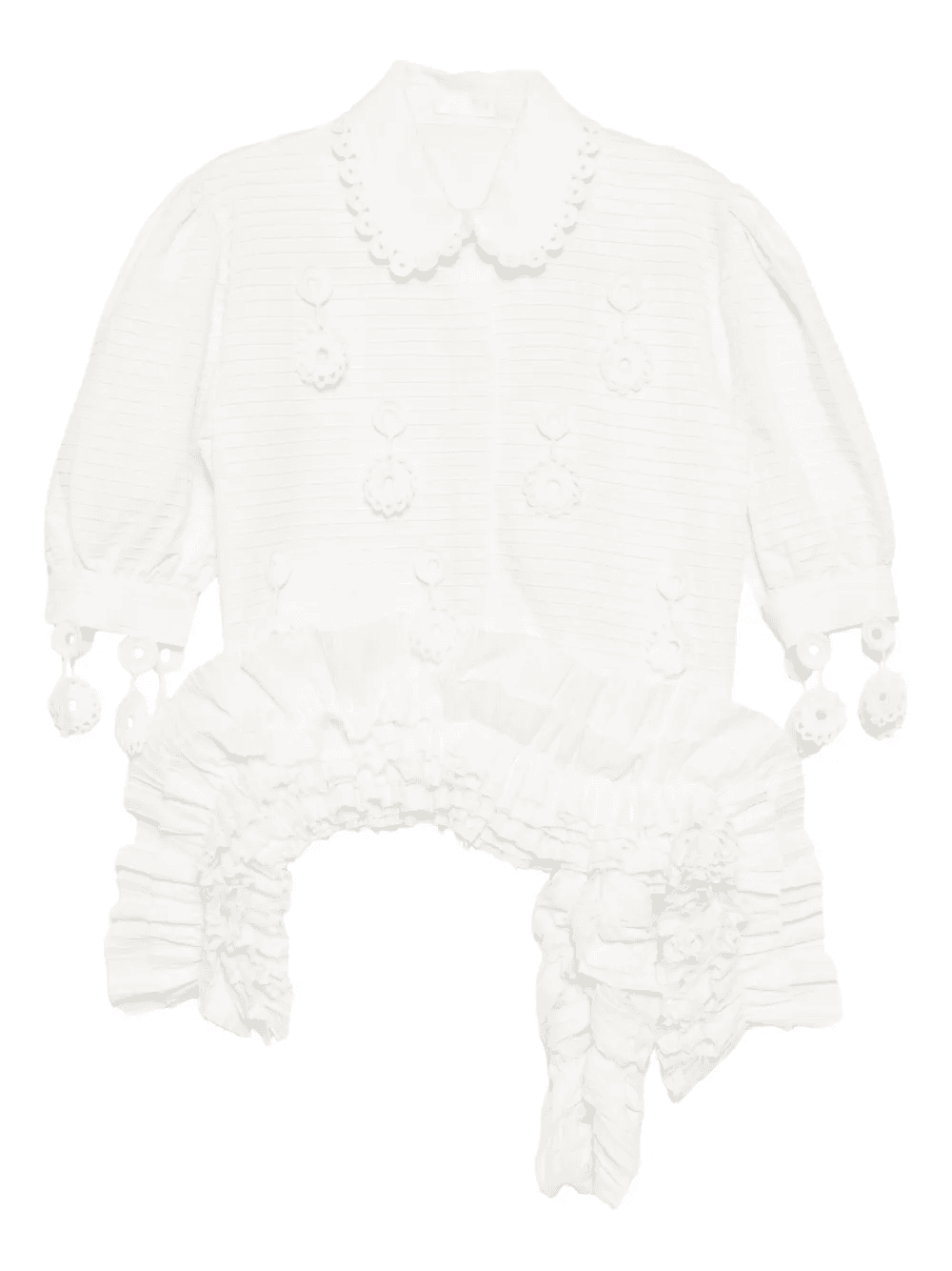 floral-embellished blouse - Image 1