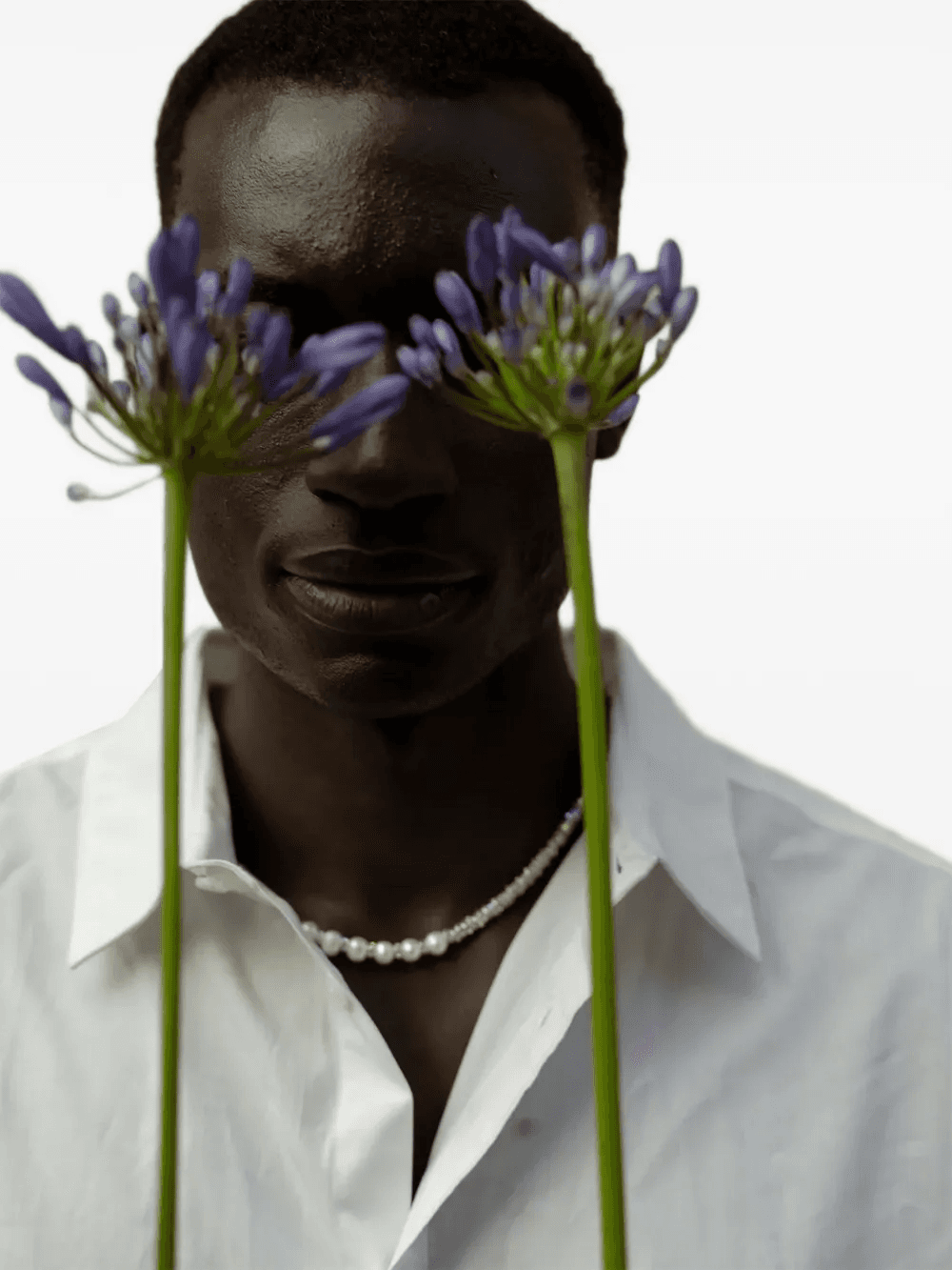 pearl beaded necklace - Image 1