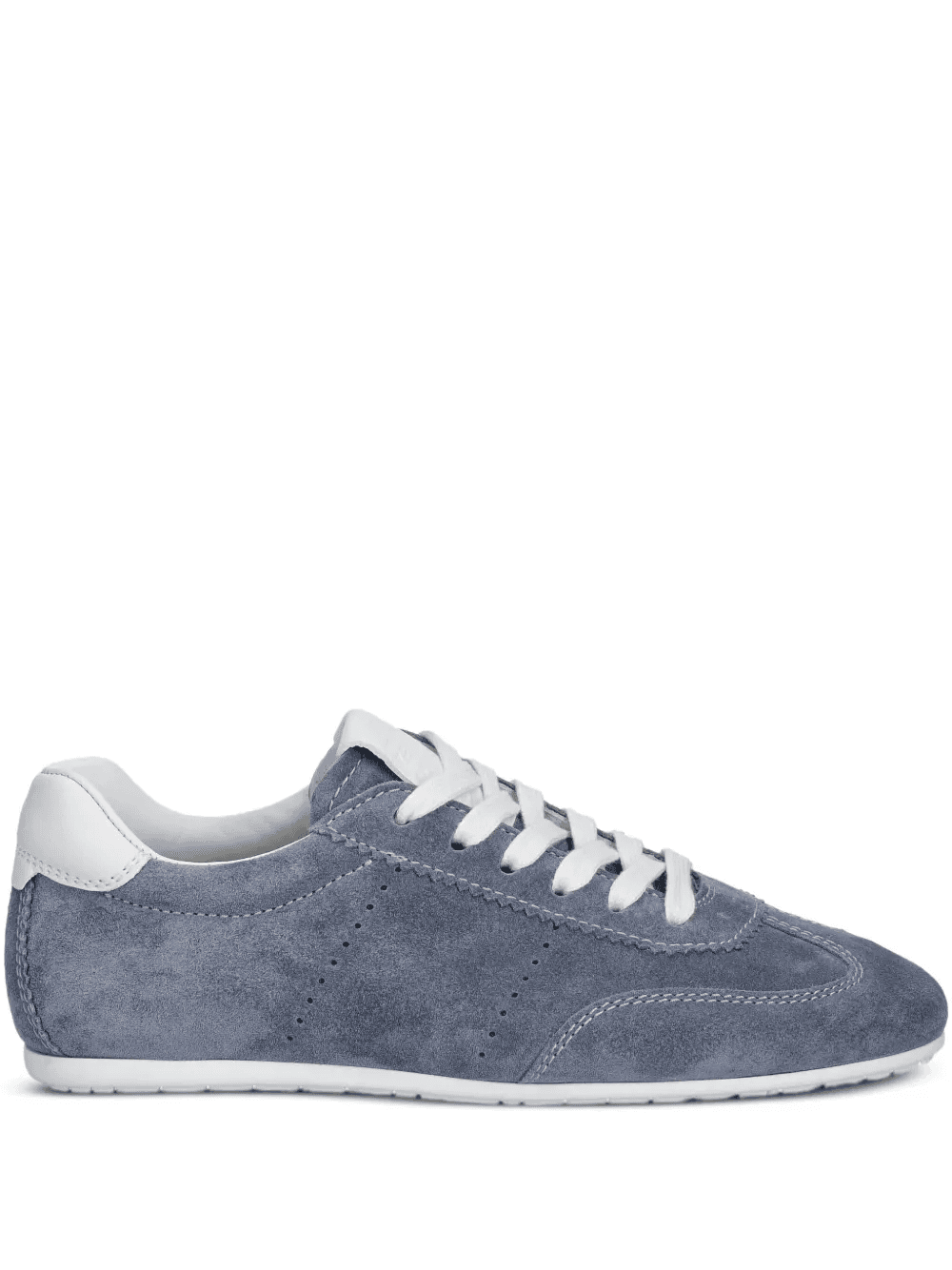 suede lace-up trainers - Image 1