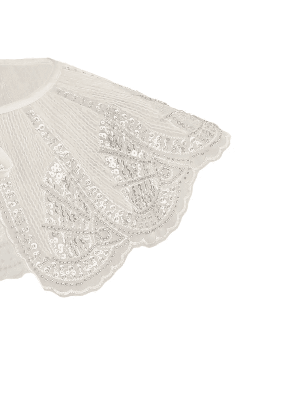 sequin lace stole - Image 1