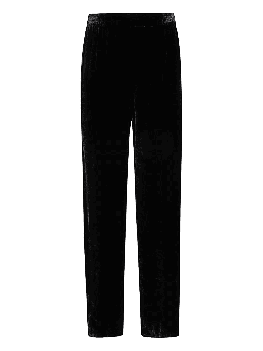 velvet elasticated-waist trousers - Image 1