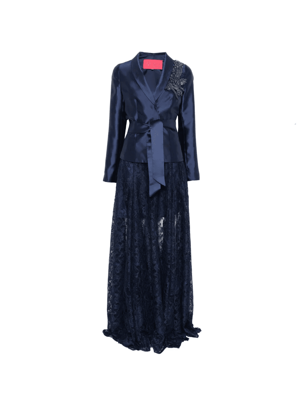 Quincy lace-detail maxi dress - Image 1