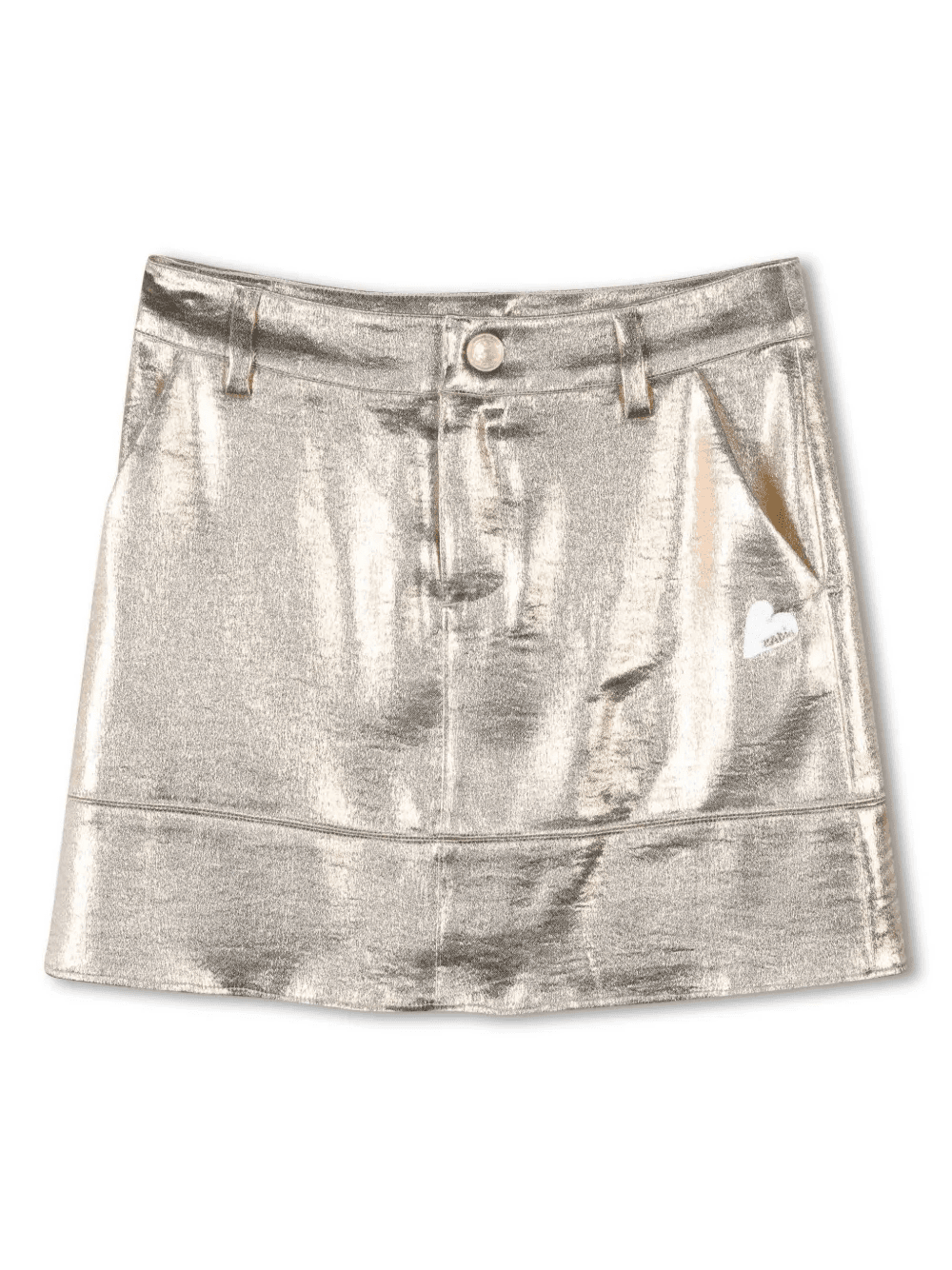 metallic-effect skirt - Image 1