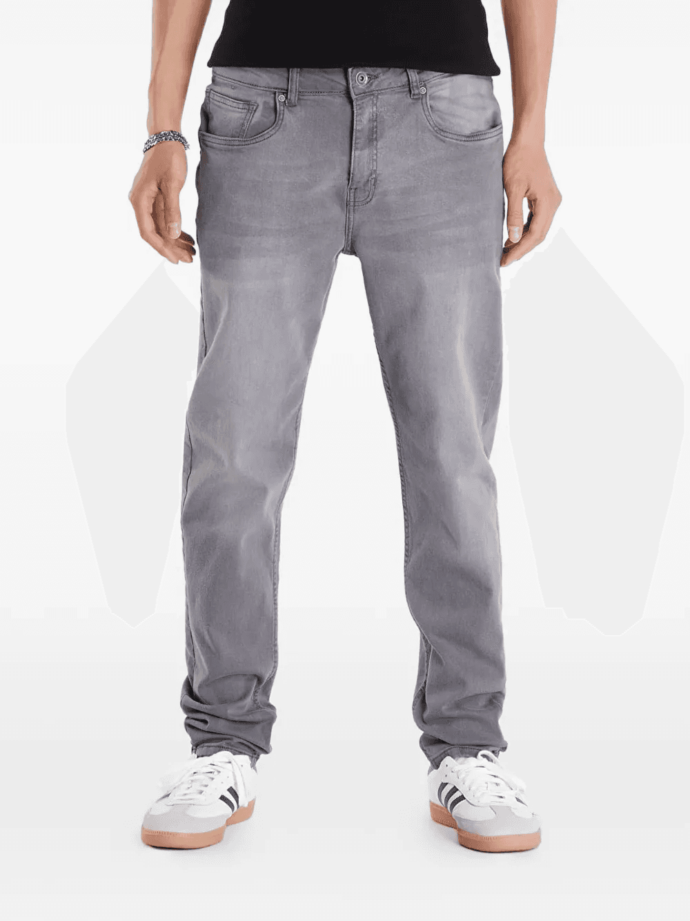 faded-effect jeans - Image 1