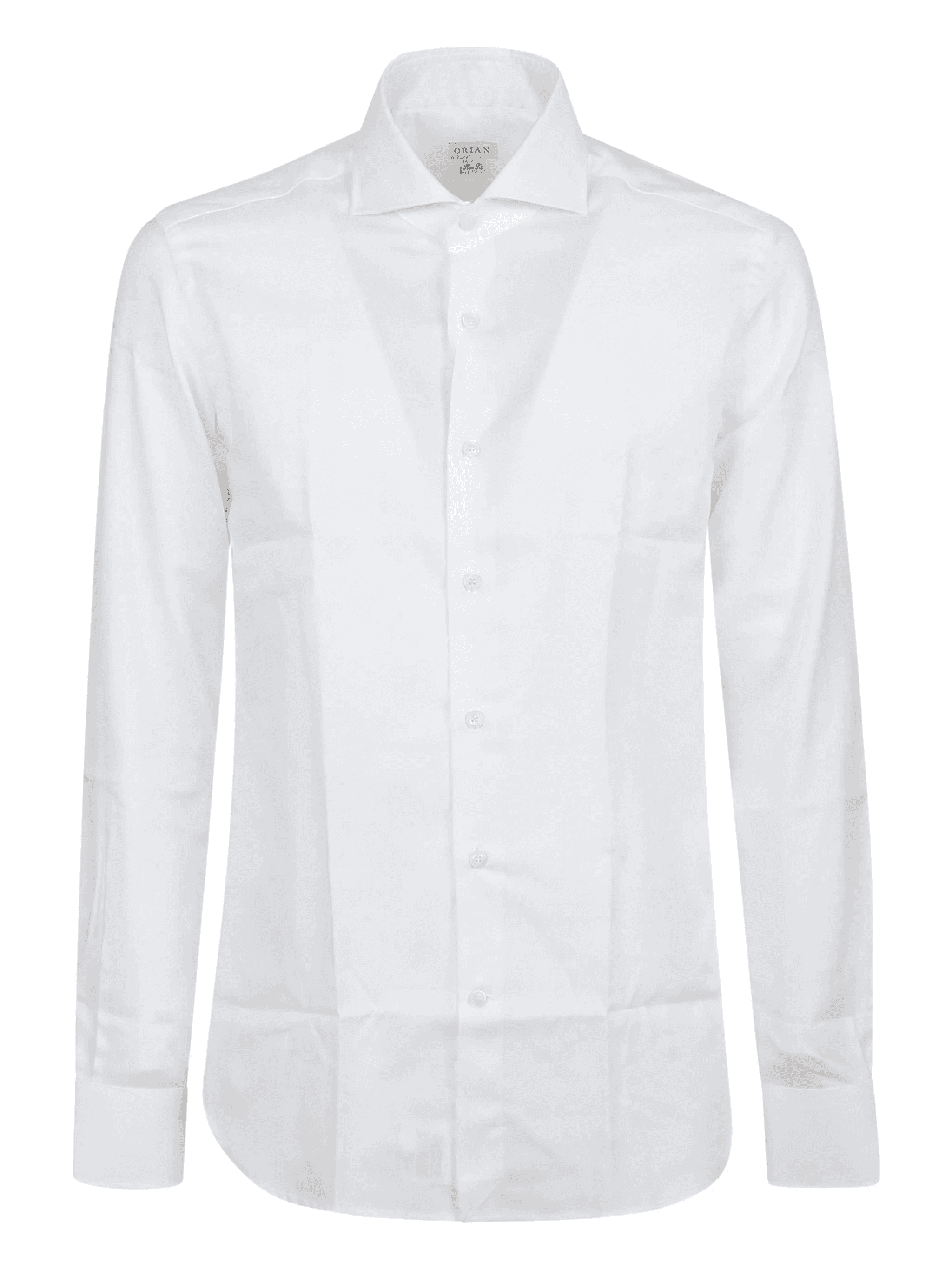 point-collar cotton shirt - Image 1