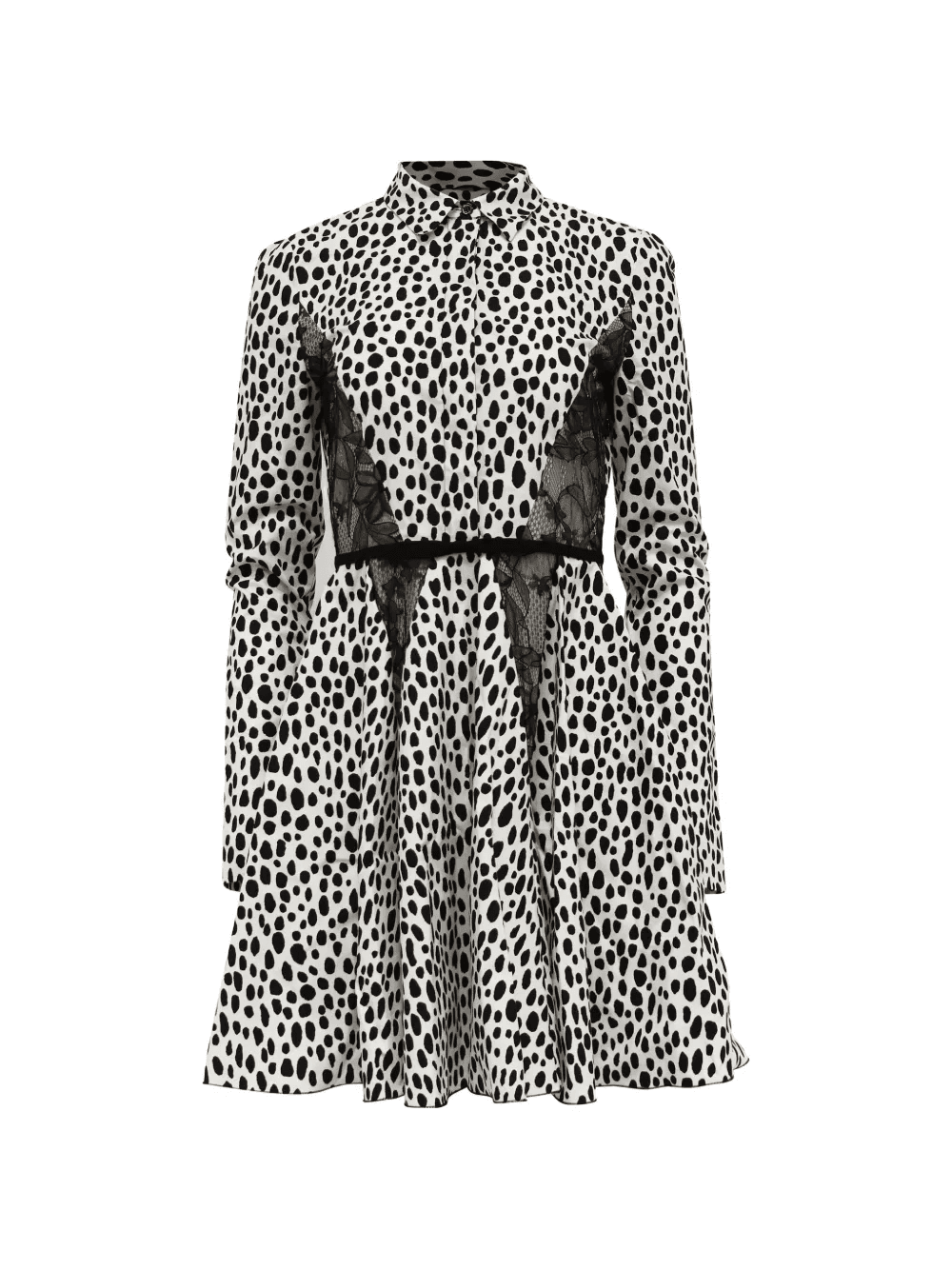 polka-dot  mini dress - Image 1