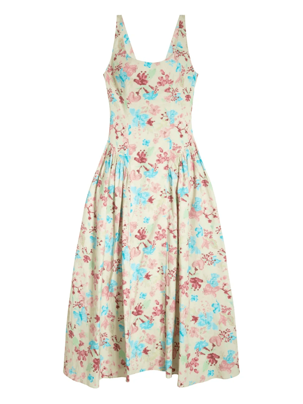 Palaceteb floral midi dress - Image 1