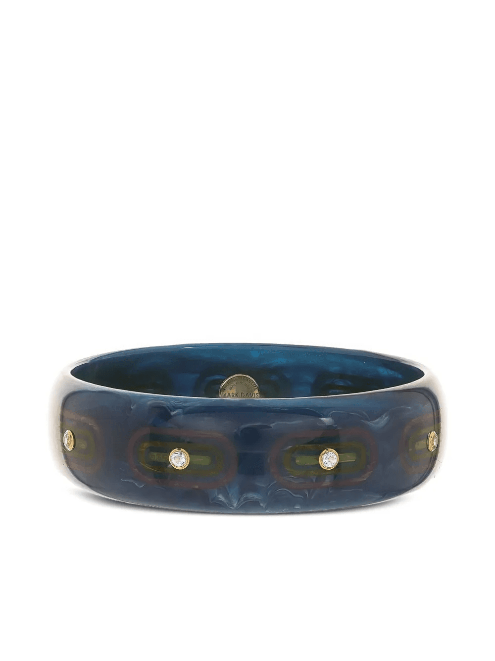 18K yellow gold bakelite bracelet - Image 1