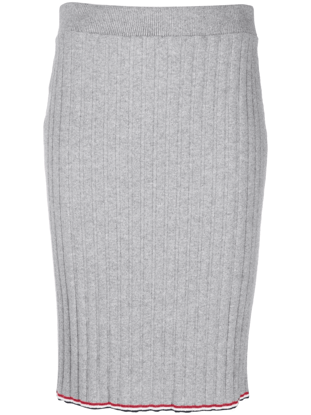 ribbed-knit cashmere pencil skirt - Image 1
