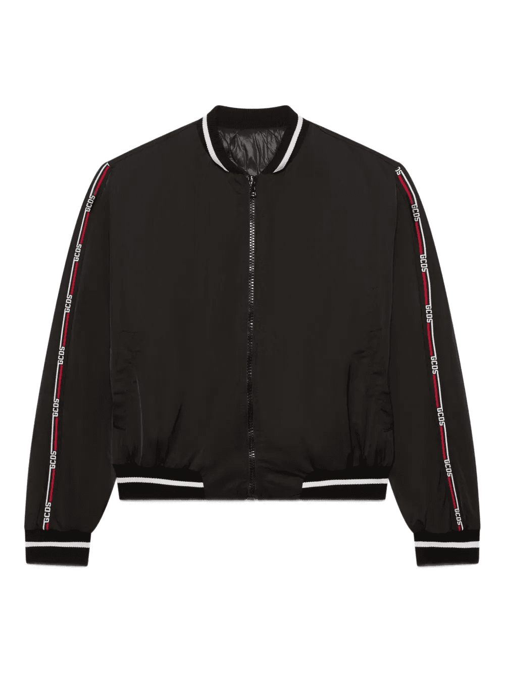 logo-embellishment bomber jacket - Image 1