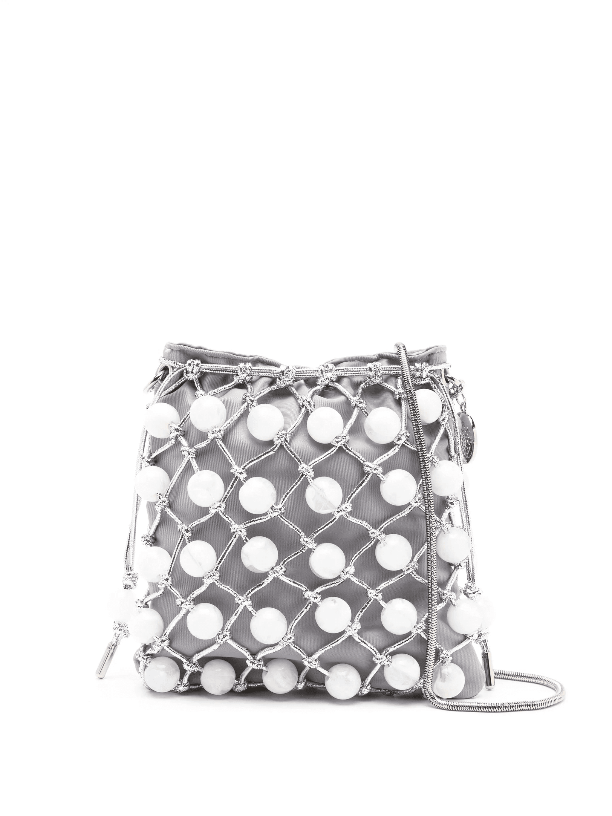 Lara bead-detailing shoulder bag - Image 1