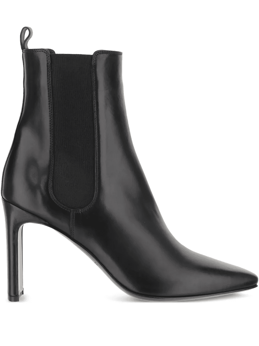 90mm Kaliope elastic-panel leather boots - Image 1