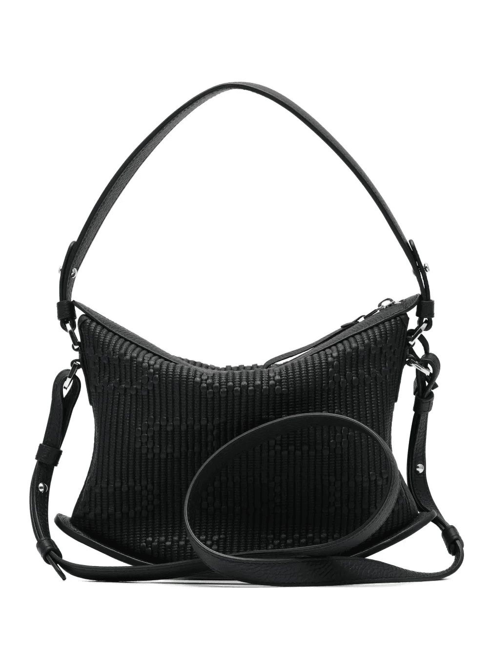 Pin Swing textured shoulder bag - Image 1